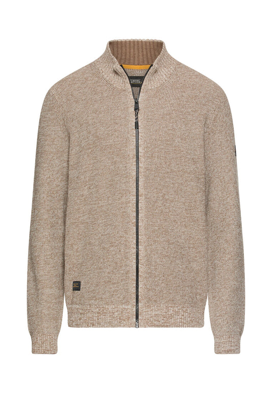 Kernige Strickjacke aus Baumwollgemisch (Desert)