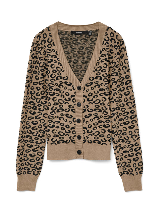 Vmnancy Ls V-neck Cardigan Boo (Silver Min)