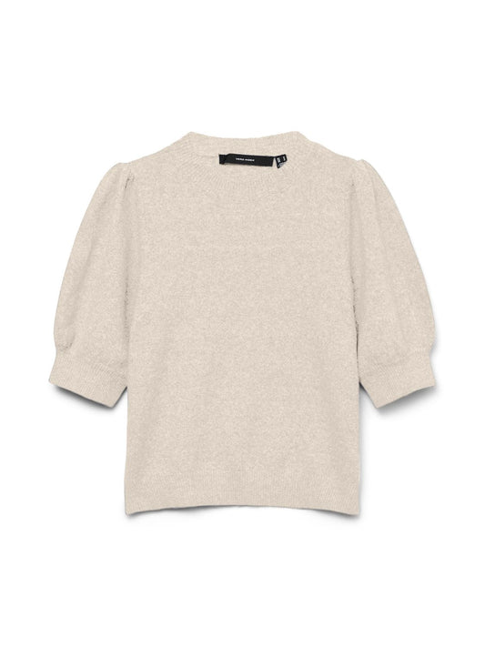 Vmdoffy 2/4 O-neck Pullover Ga Noos (Birch/mela)