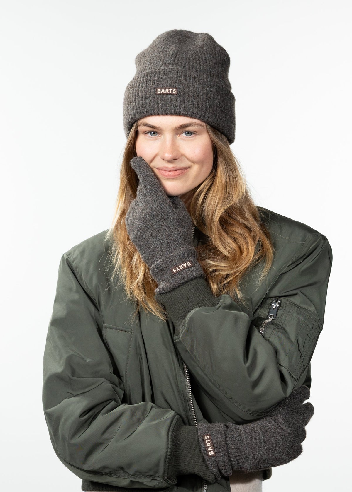 Ardelve Gloves (Beige Dark Brown)