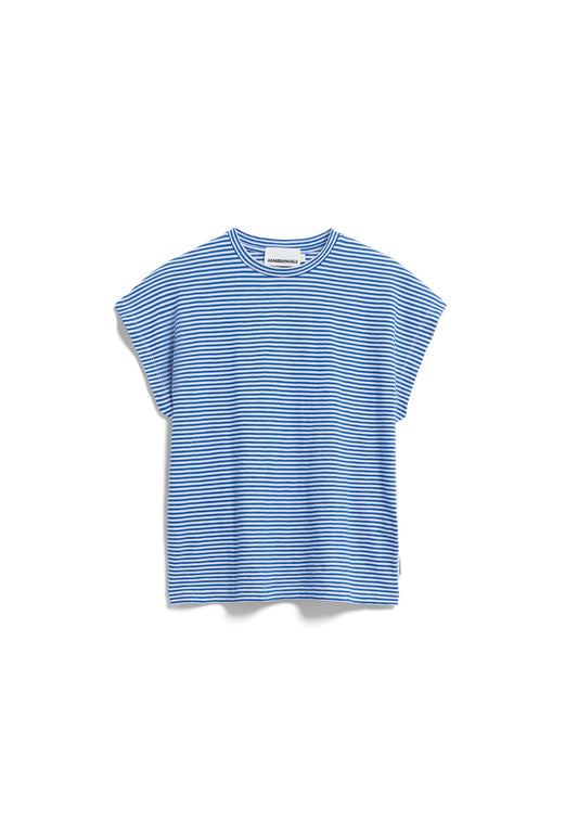 Gestreiftes Jersey T-shirt (Oatmilk-dynamo)