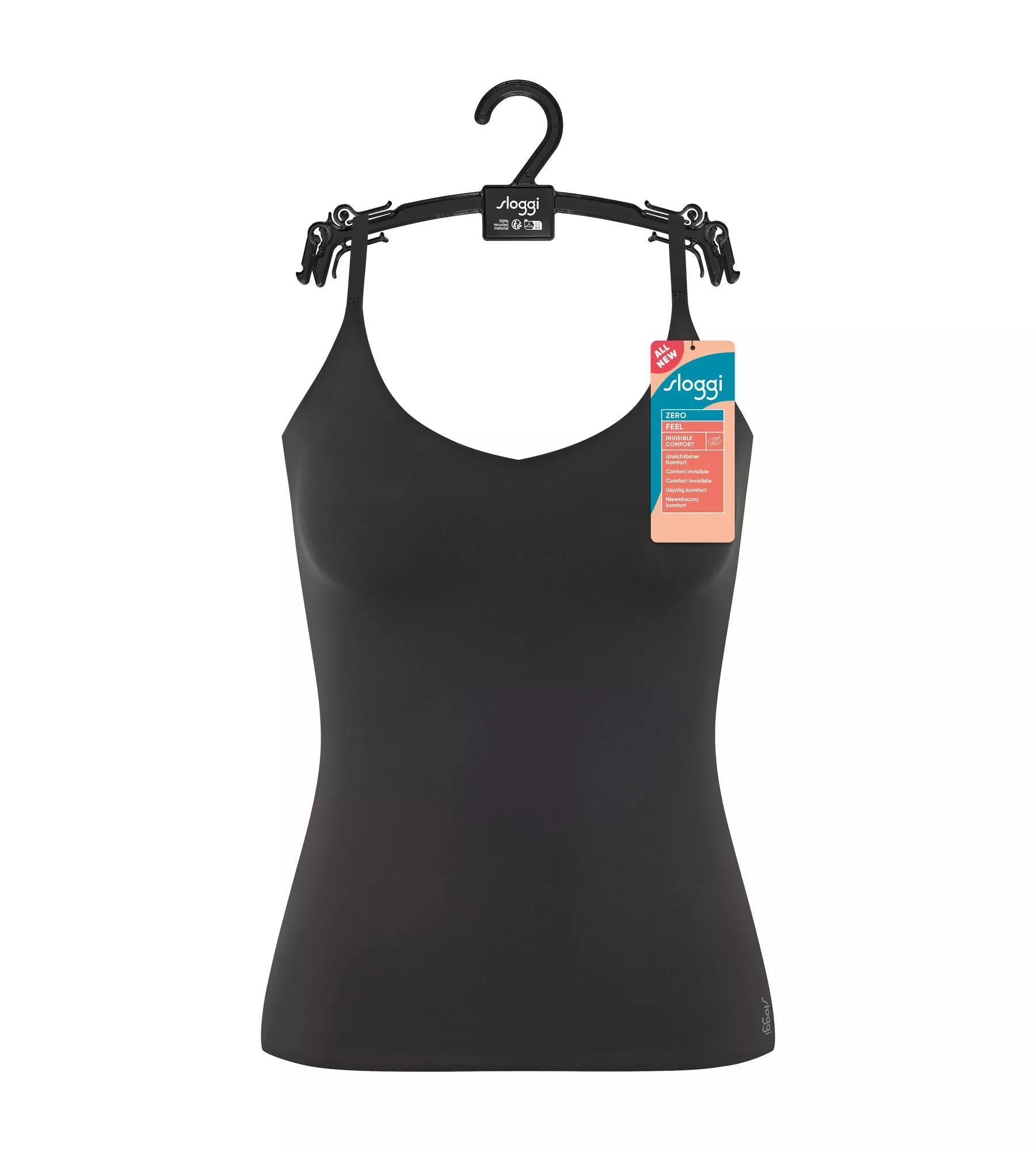 sloggi ZERO Feel 2.0 Spaghetti Top (Black)