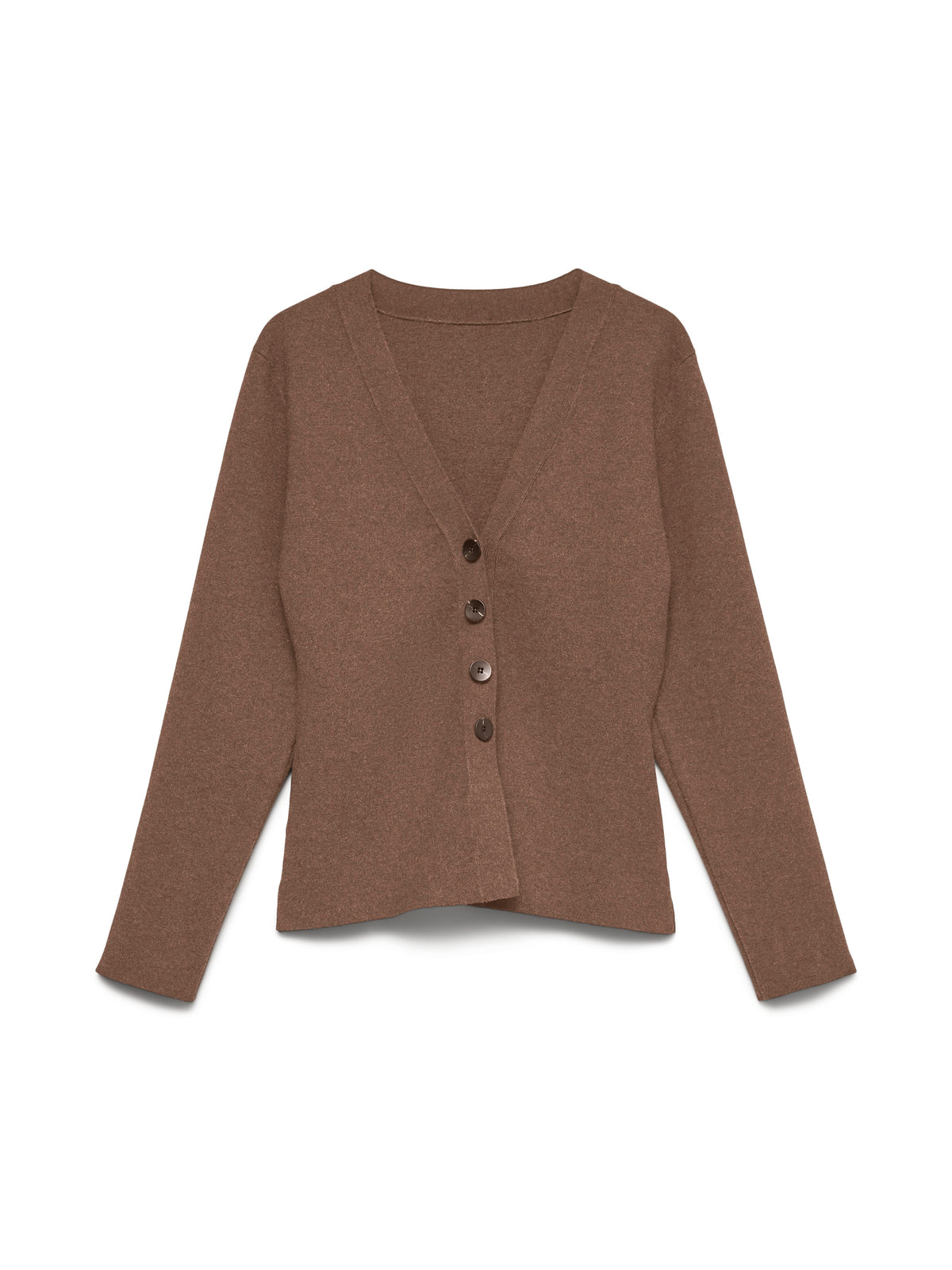Vmmille Ls V-neck Cardigan Noos (Cocoa Brown)