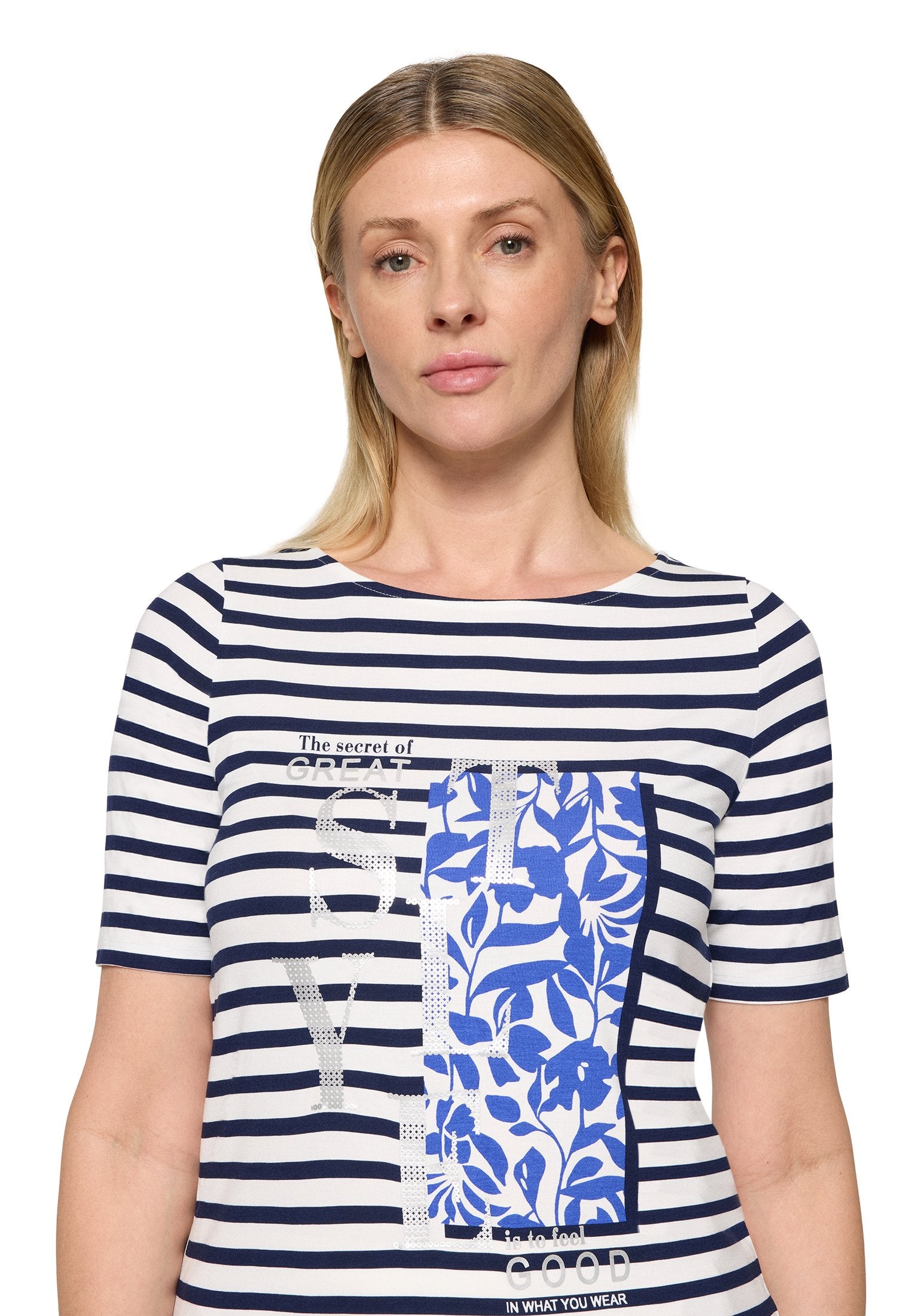 Ringelshirt (Cream/dark Blue)
