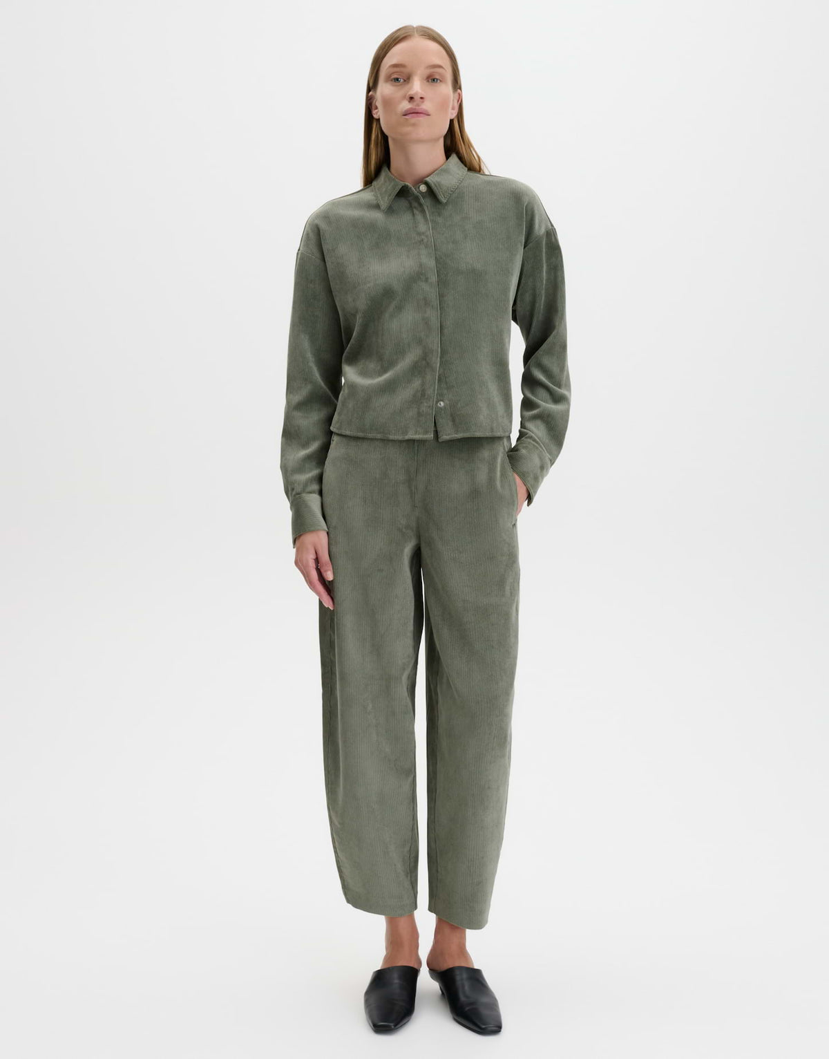 Cisilia barrel corduroy (Artichoke)