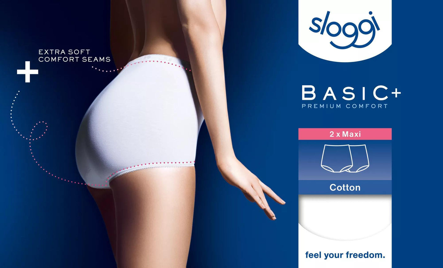 sloggi Basic+ Maxi 2P (White)