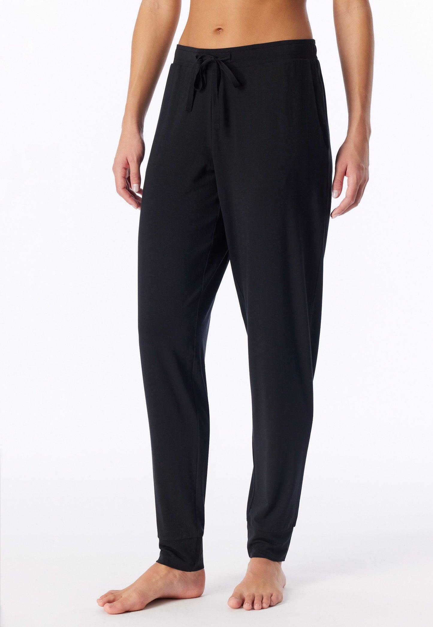Hose lang Bündchen (Schwarz)