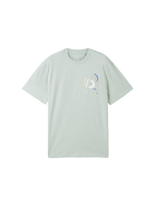 T-Shirt mit Logo Print (Sea Foam)