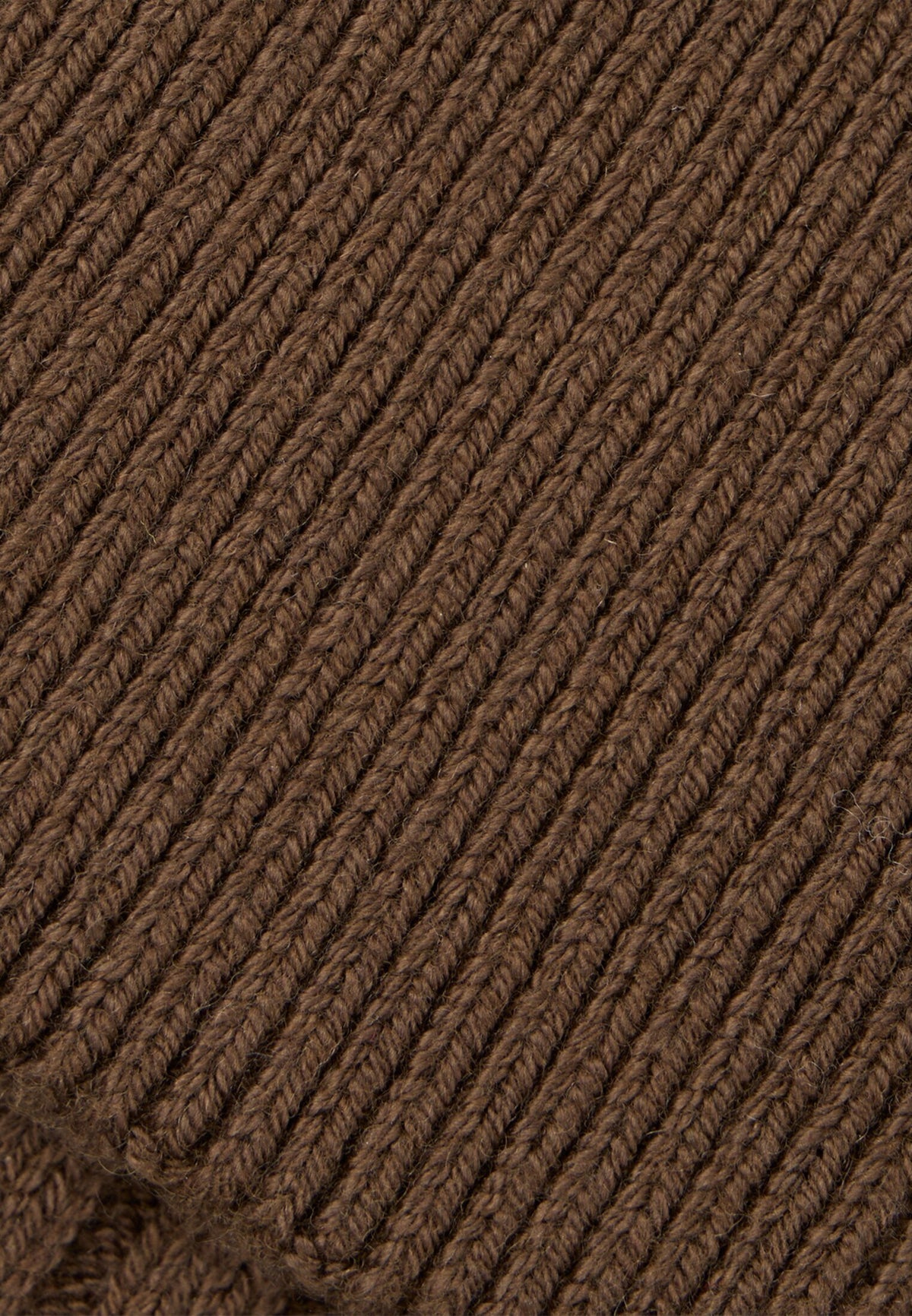 Strickmütze aus Baumwollgemisch (Dark Choclate)
