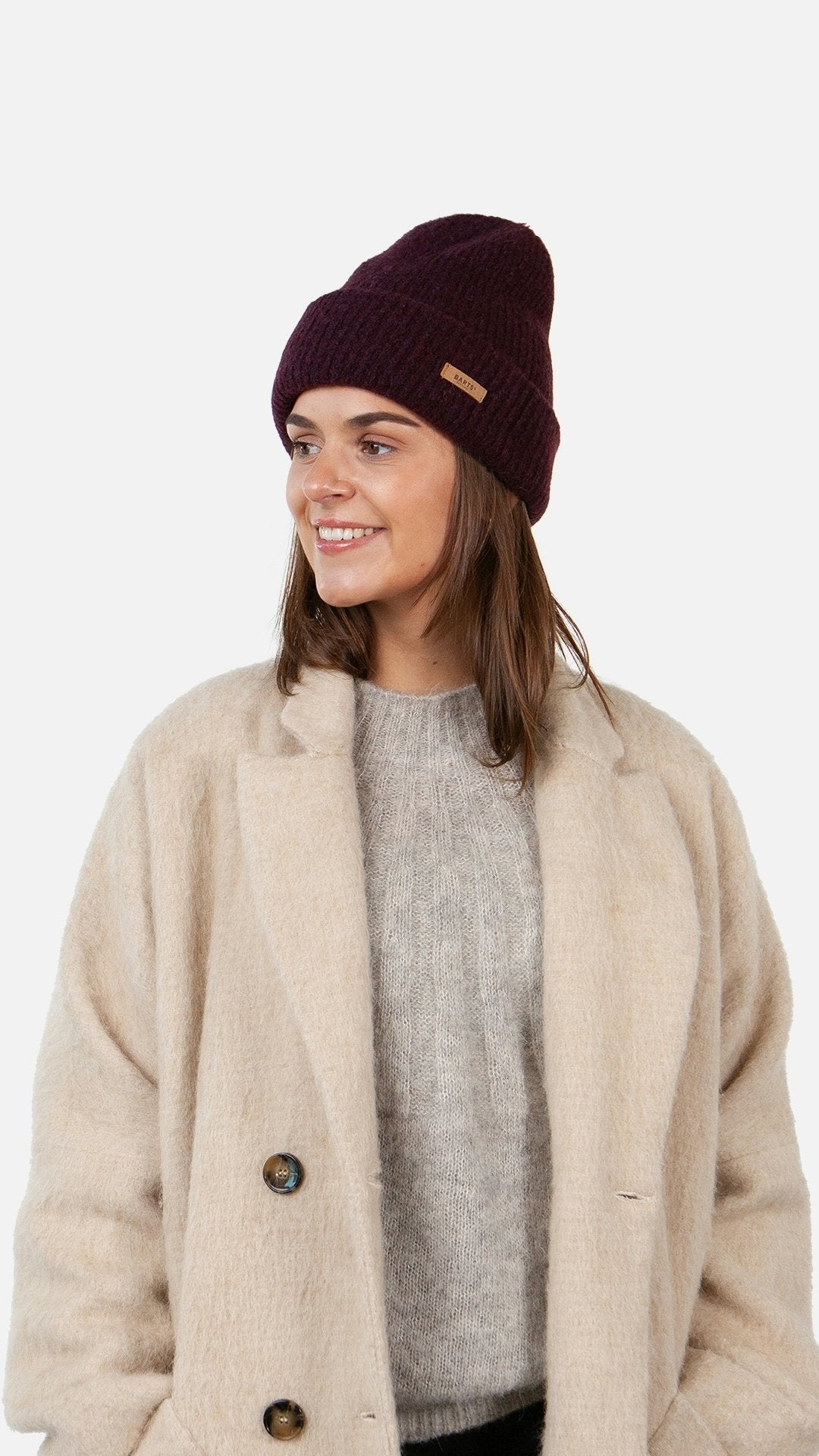 Witzia Beanie (Red Aubergine)