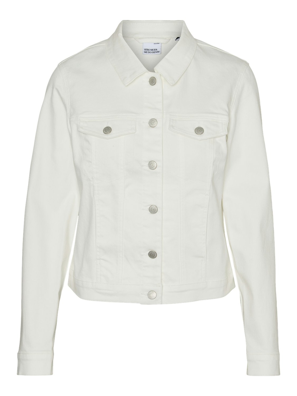 Vmluna Ls Slim Dnm Jacket Mix Ga Noos (Cloud Dancer)
