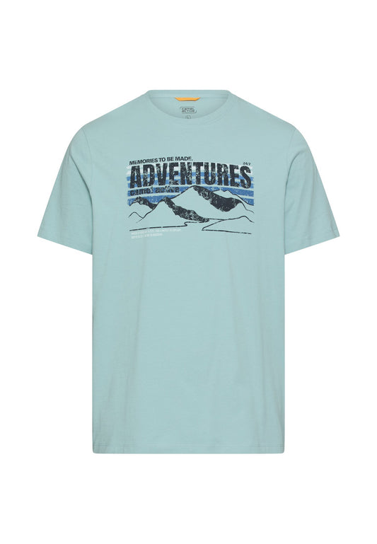 T-Shirt mit Print (Ocean Green)