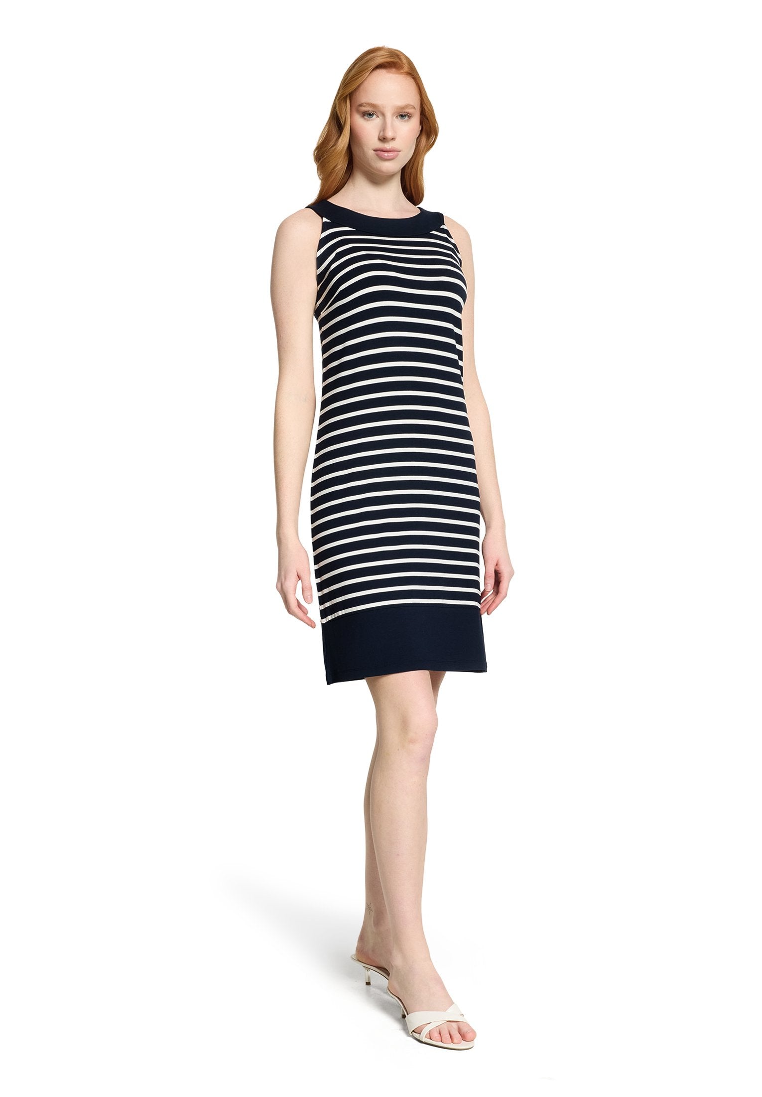 Sommerkleid (Dark Blue/cream)