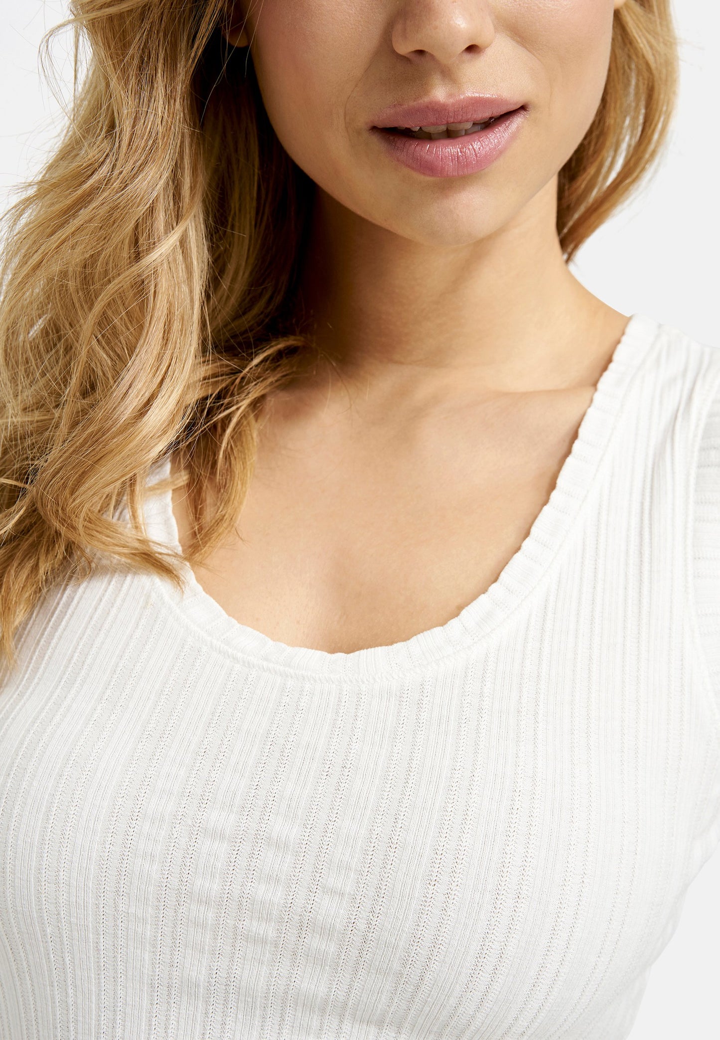 Pointelle Jersey Tanktop (Cream White)