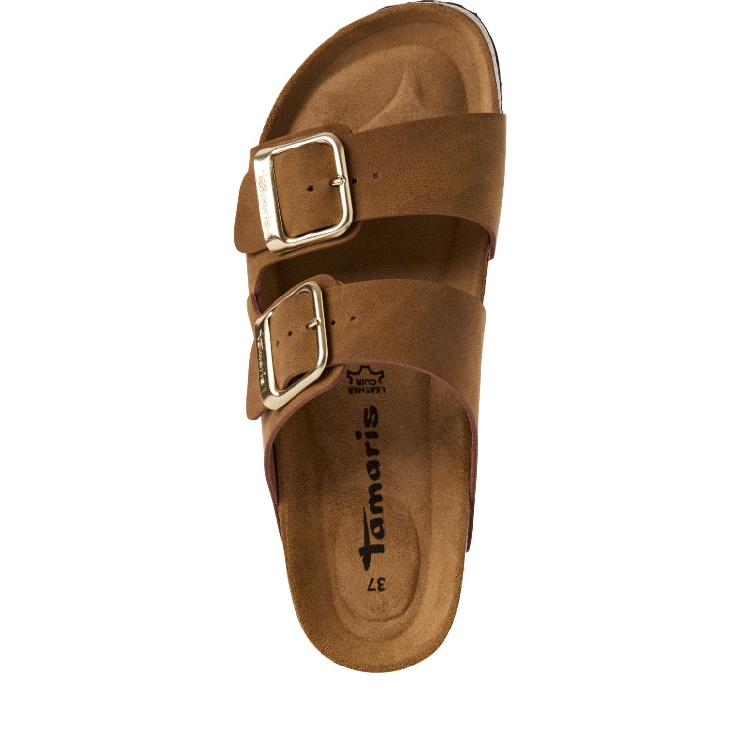 Pantolette (Cognac Nubuc)