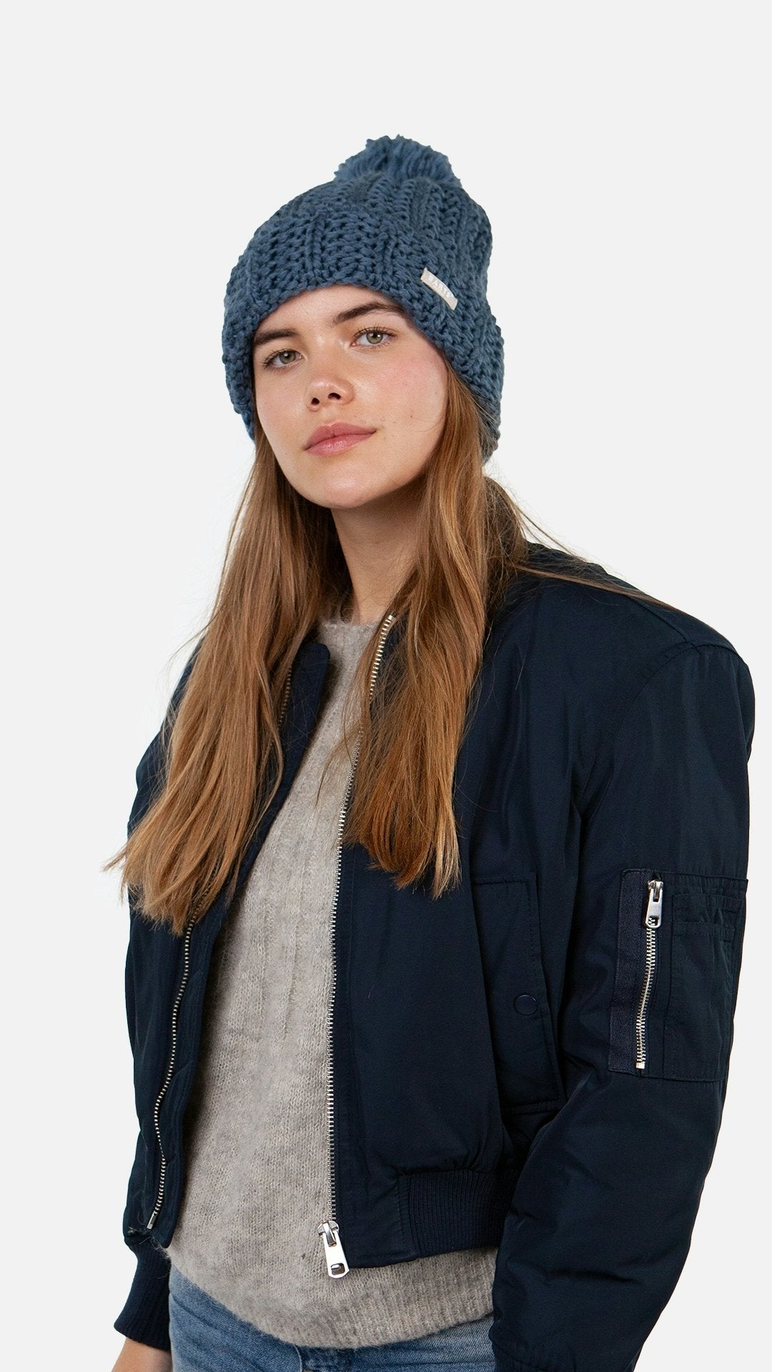 Nirvaan Beanie (Blue Denim)