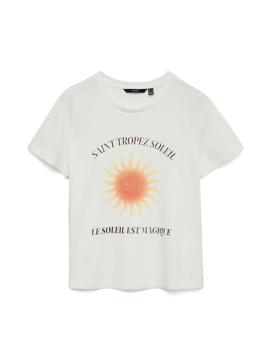 Vmlise Olly Ss Top Box Jrs (Snow White)