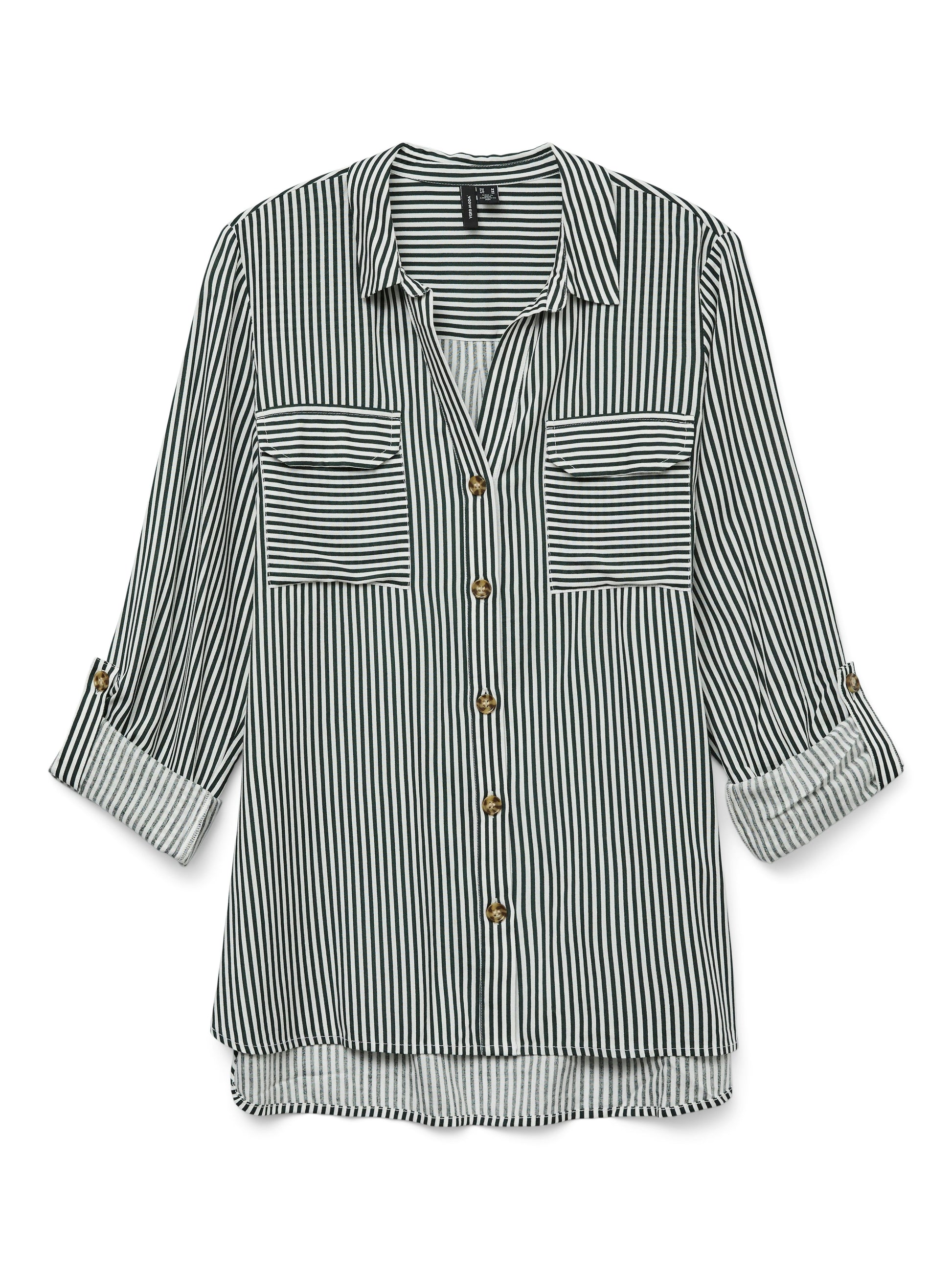 Vmbumpy L/s Shirt New Wvn Noos (Pine Grove)