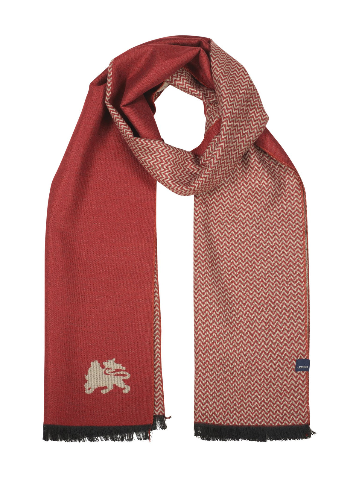 Schal Mode (Muted Red)