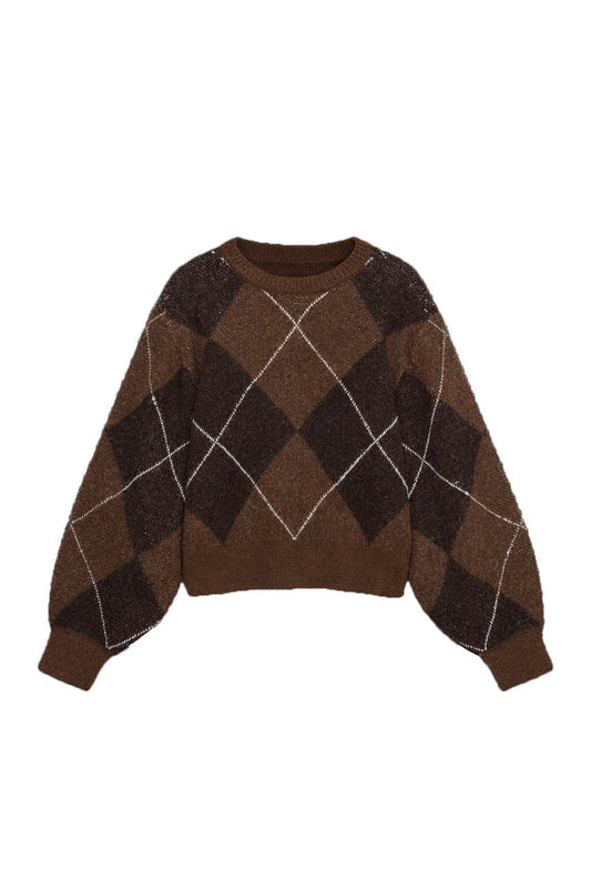 Vmdarla Ls O-neck Pullover Lcs (Cocoa Brow)