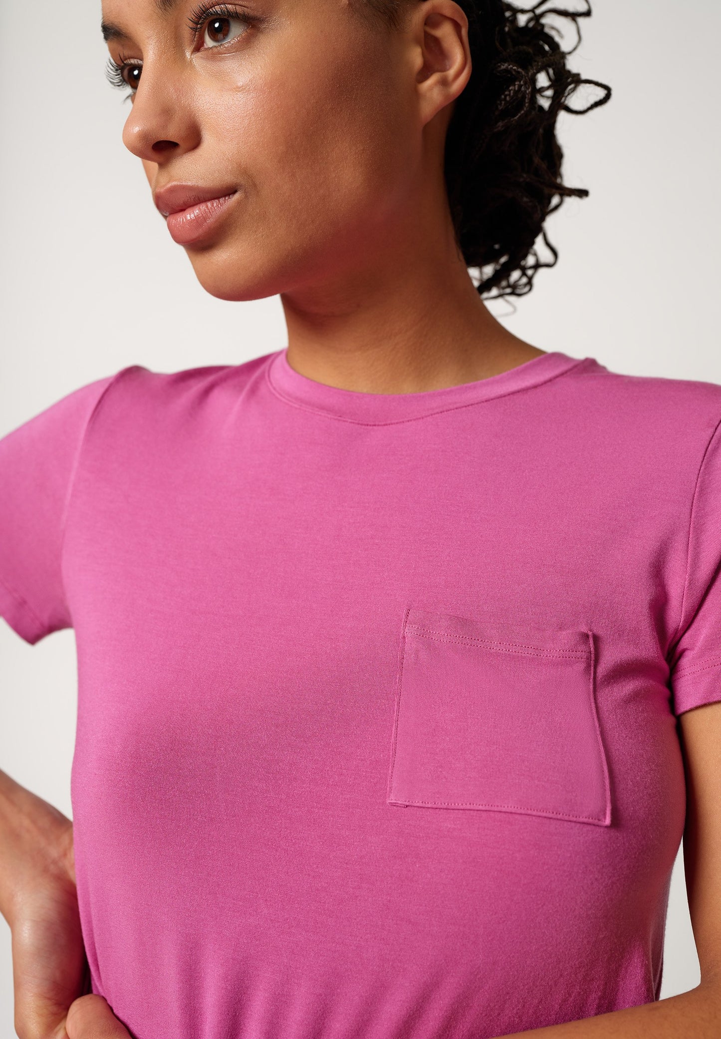 Skiny Damen Shirt kurzarm Night In Skiny 02 (Fading Berry)