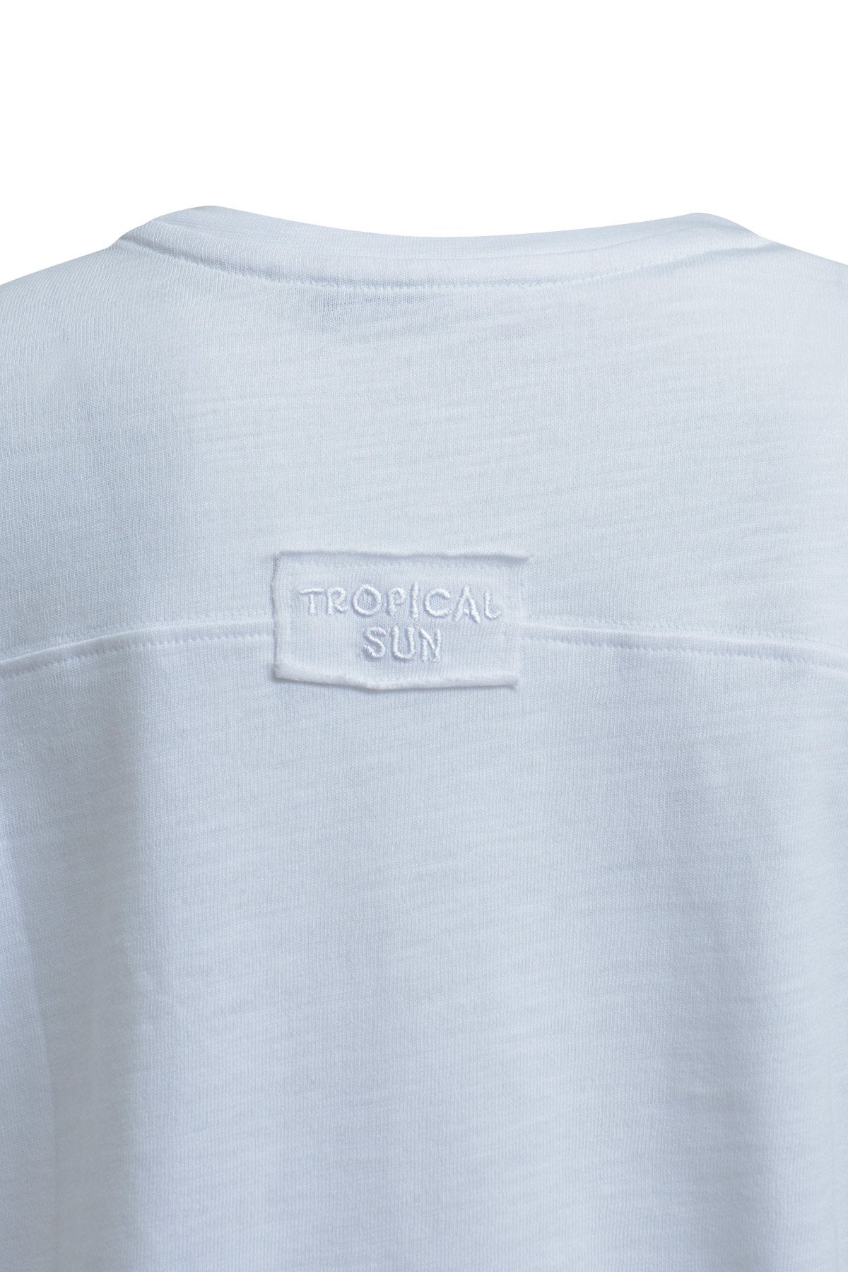 Relaxed Sweat Short Sleeve Roundneck (White)