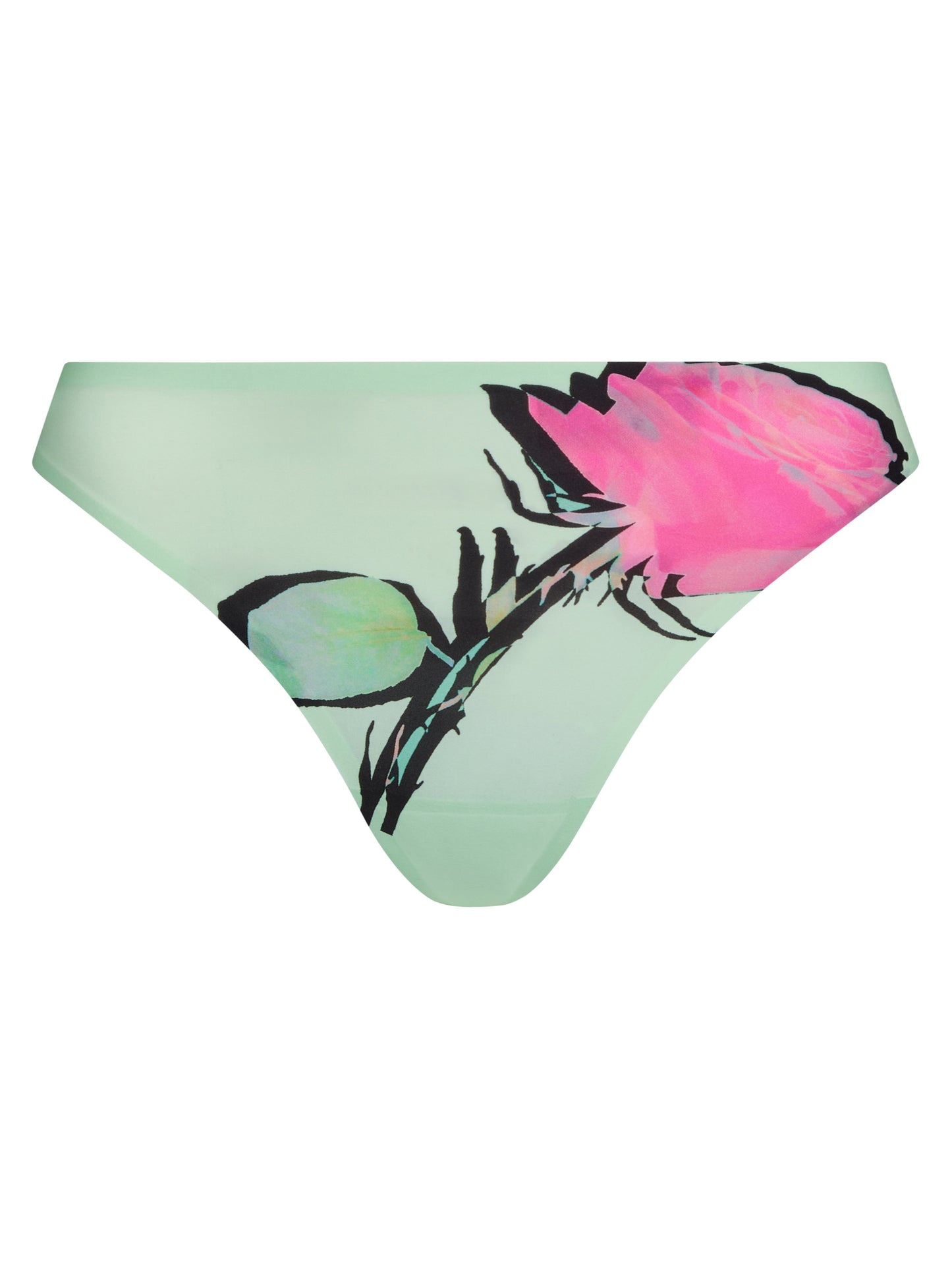 SoftStretch Tanga (Cut Out Rose)