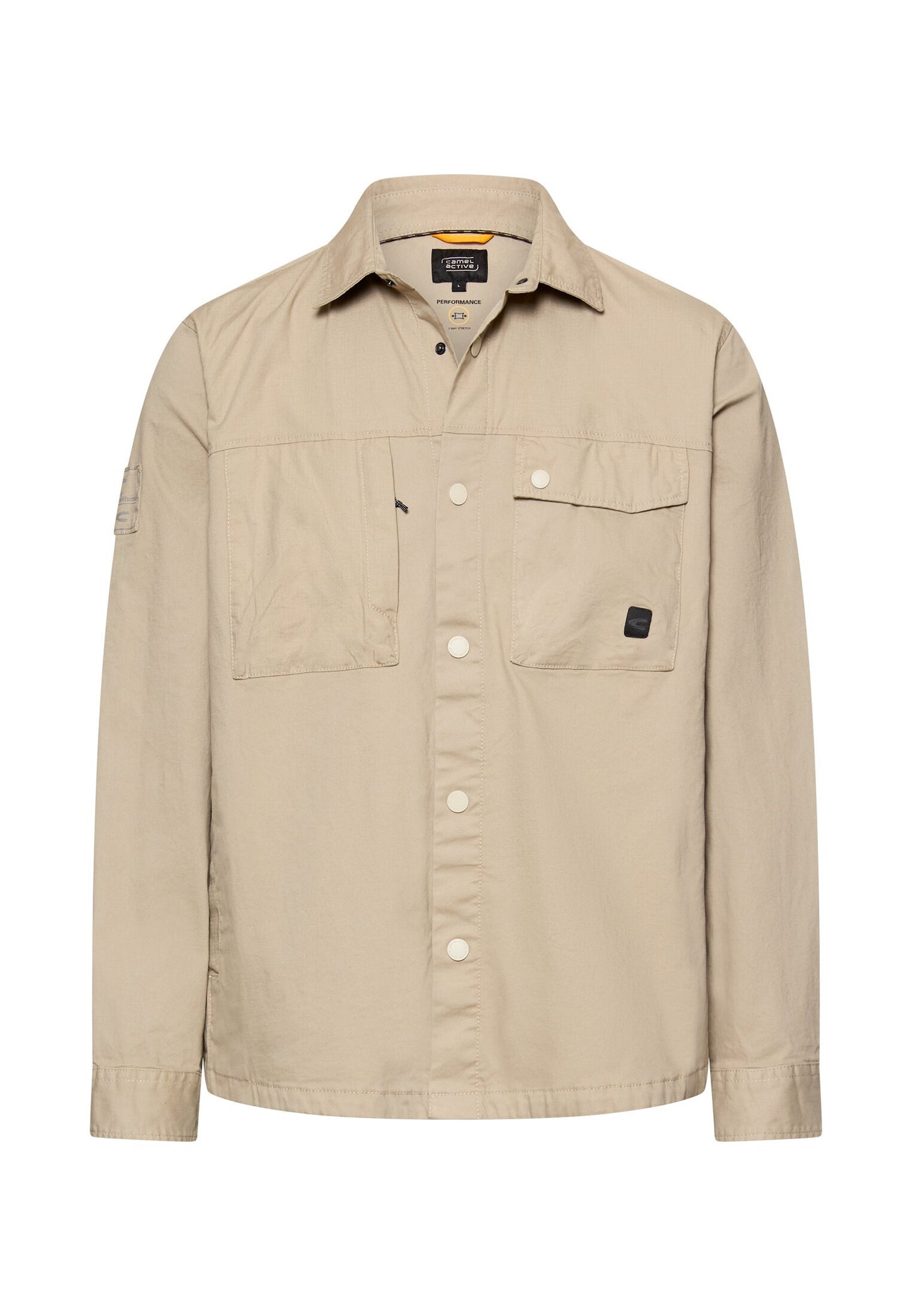 Overshirt mit Taschen (Light Beige)