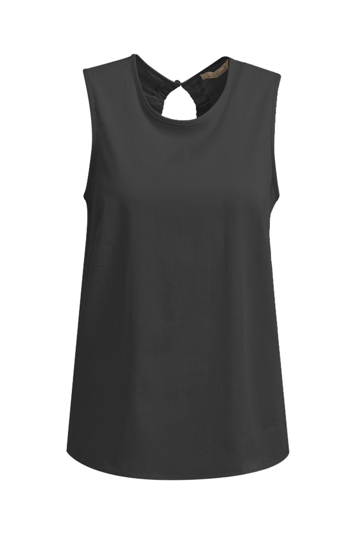 Back Detail Blouse Top (Black)