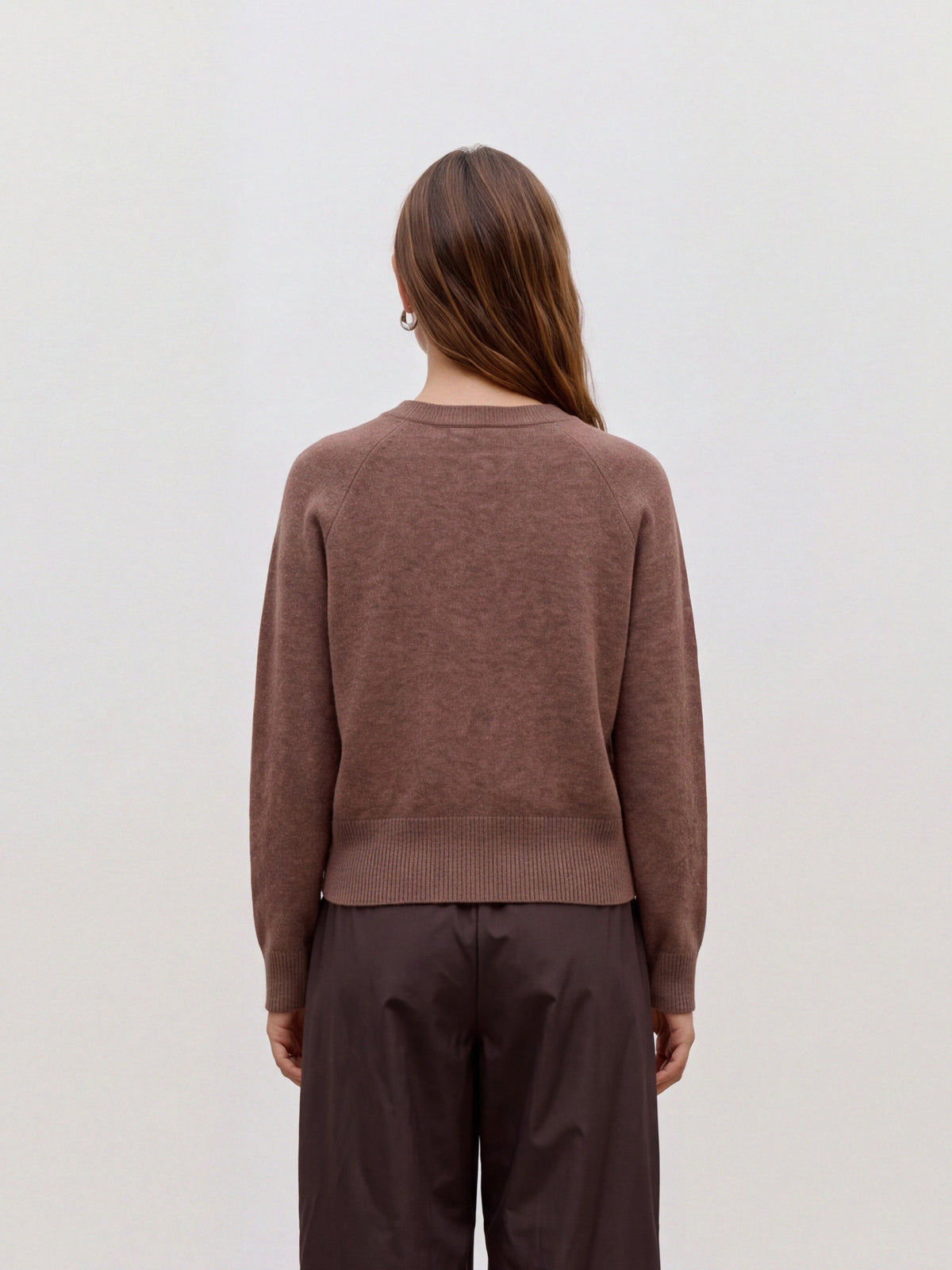 Vmsif Ls O-neck Cardigan Noos (Cocoa Brown)