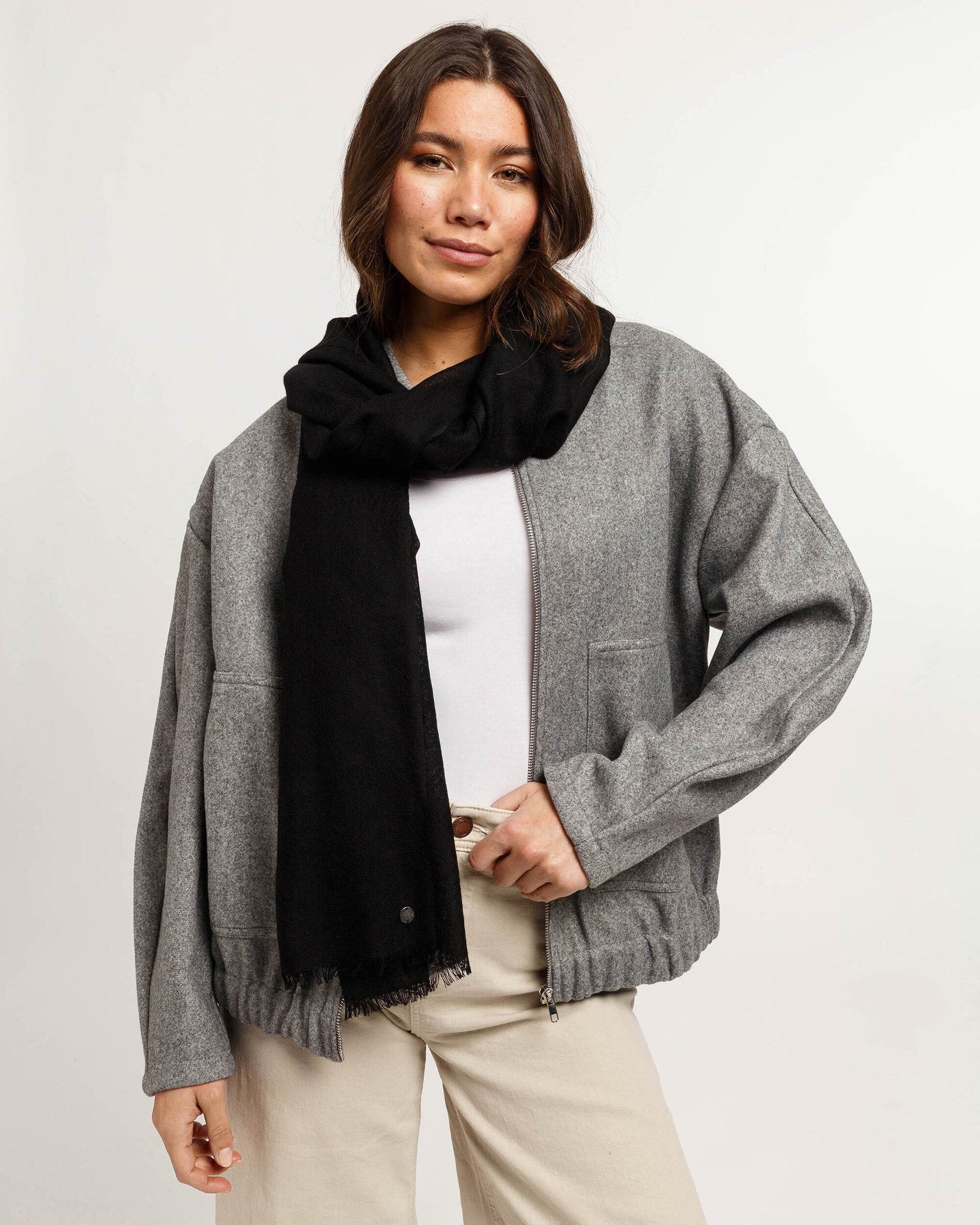 Stola Wollstola (Black)