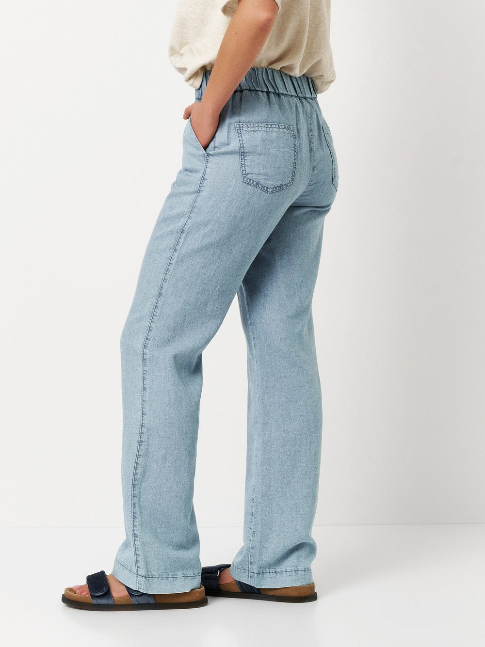 Pia Wide (Blue Bleached)