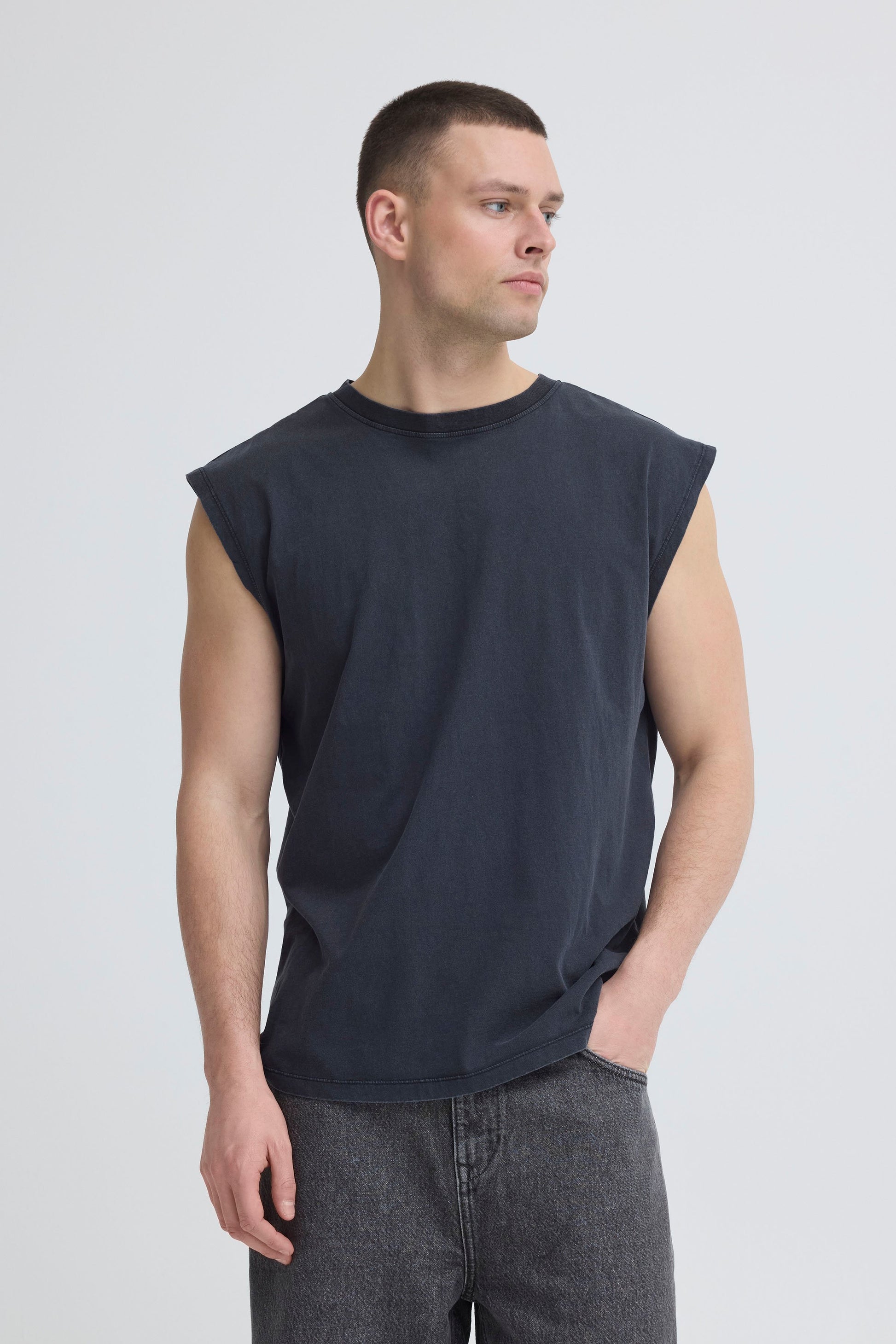Bhkeelan Washed S/l Tanktop (Salute)