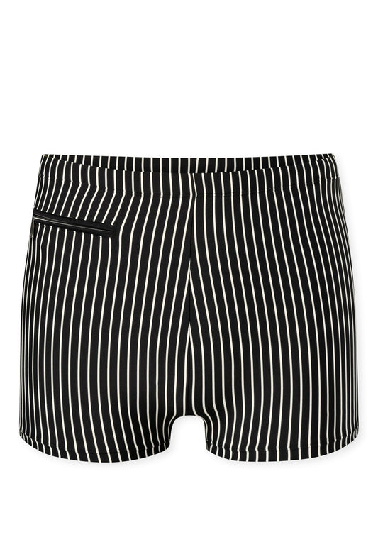 Badehose mit Bein (Schwarz)