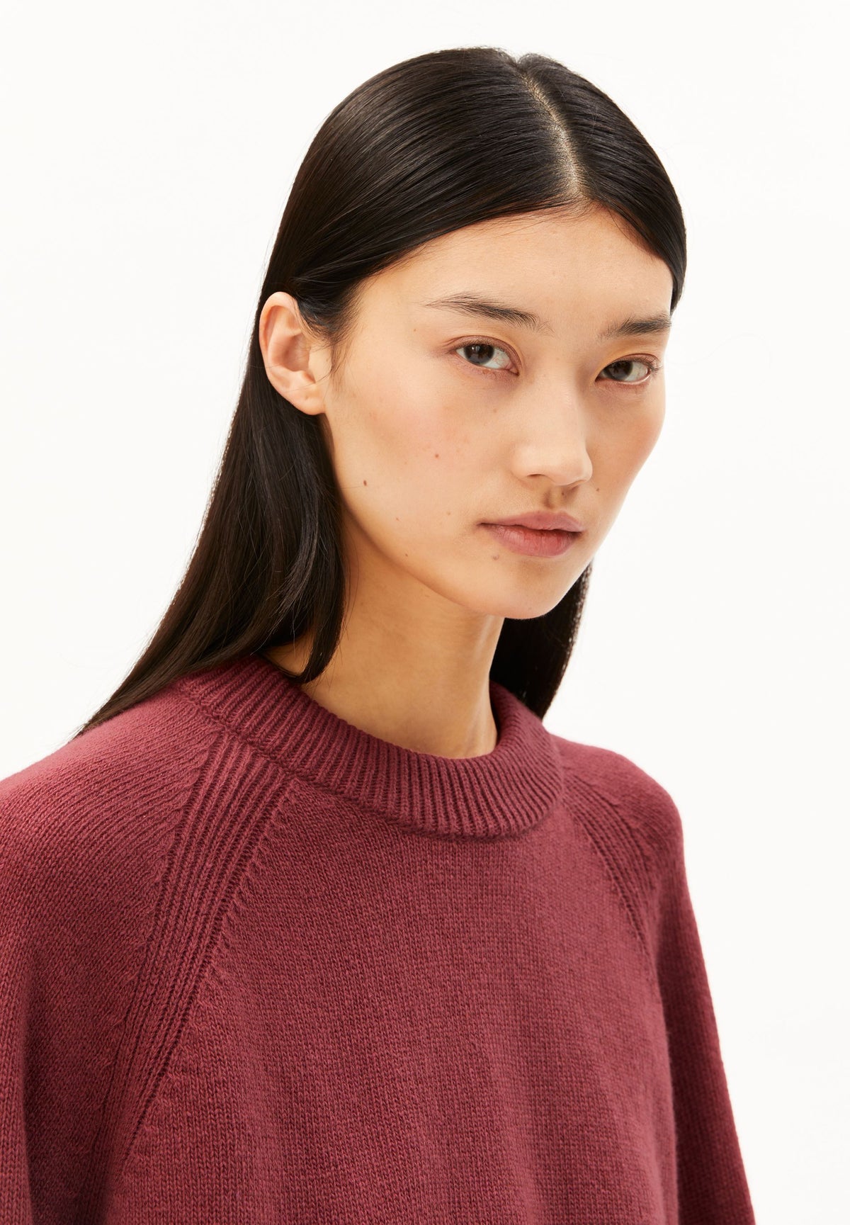 Wool Knit Sweater (Velvet Ember)