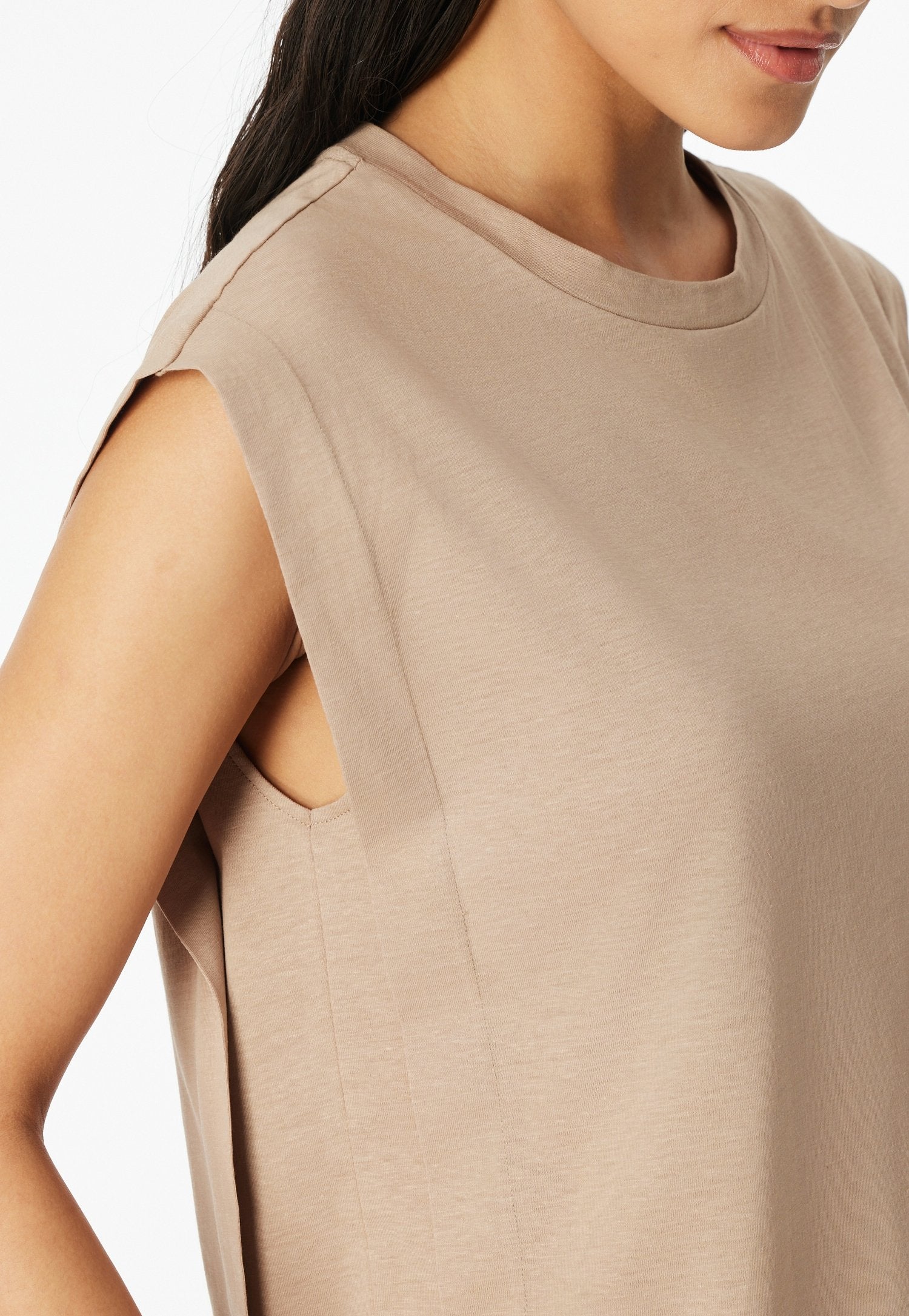 T-Shirt Rundhals (Mocha)
