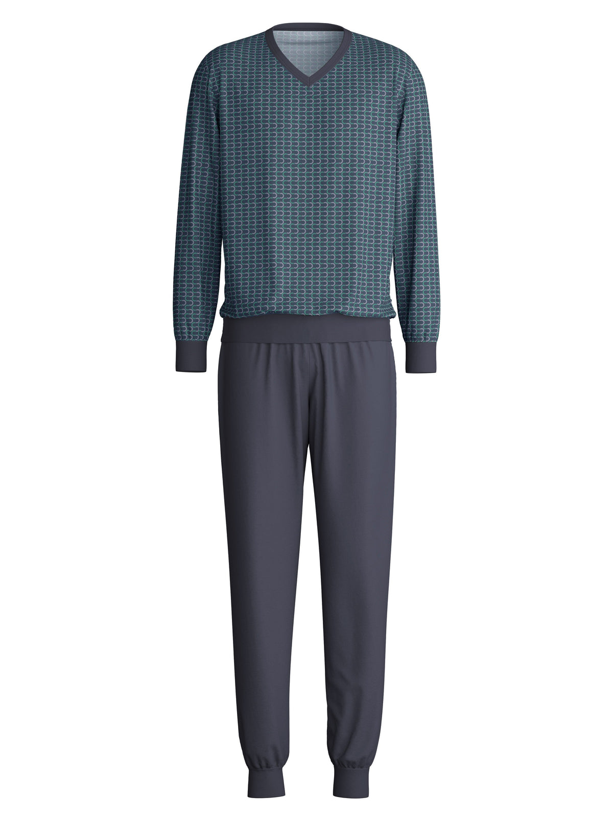 HERREN Pyjama mit Bündchen (Vinyle)