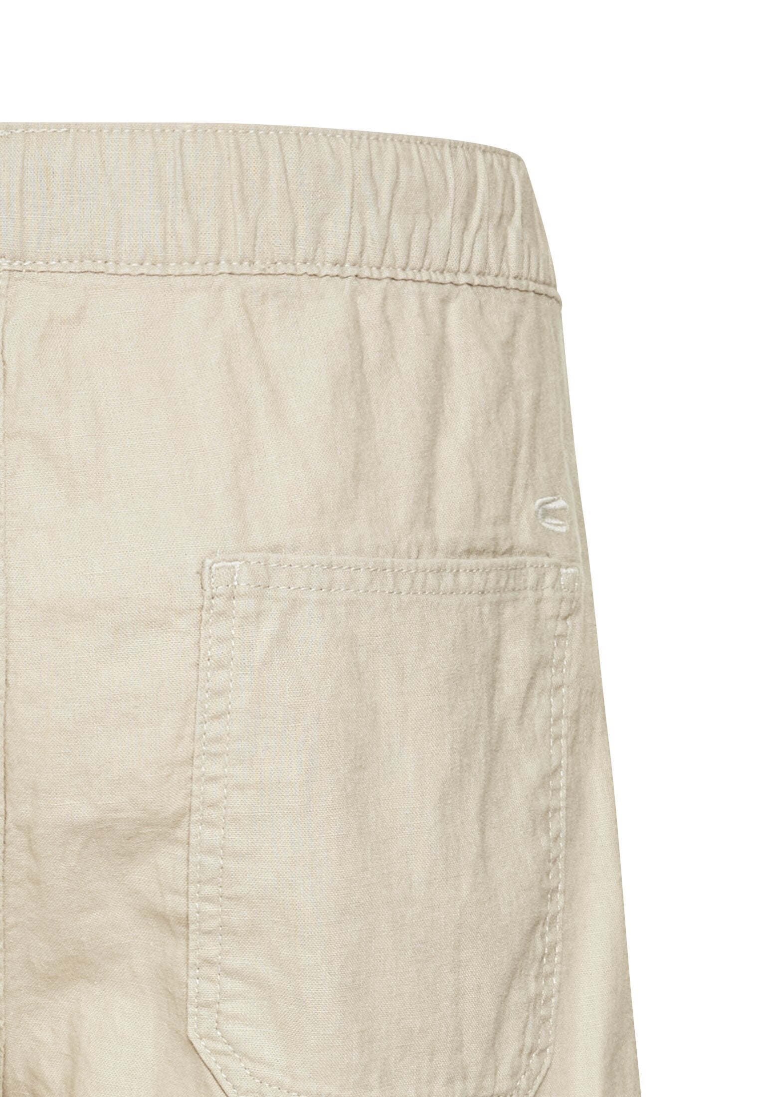 Chino Shorts mit elastischem Bund (Beige)