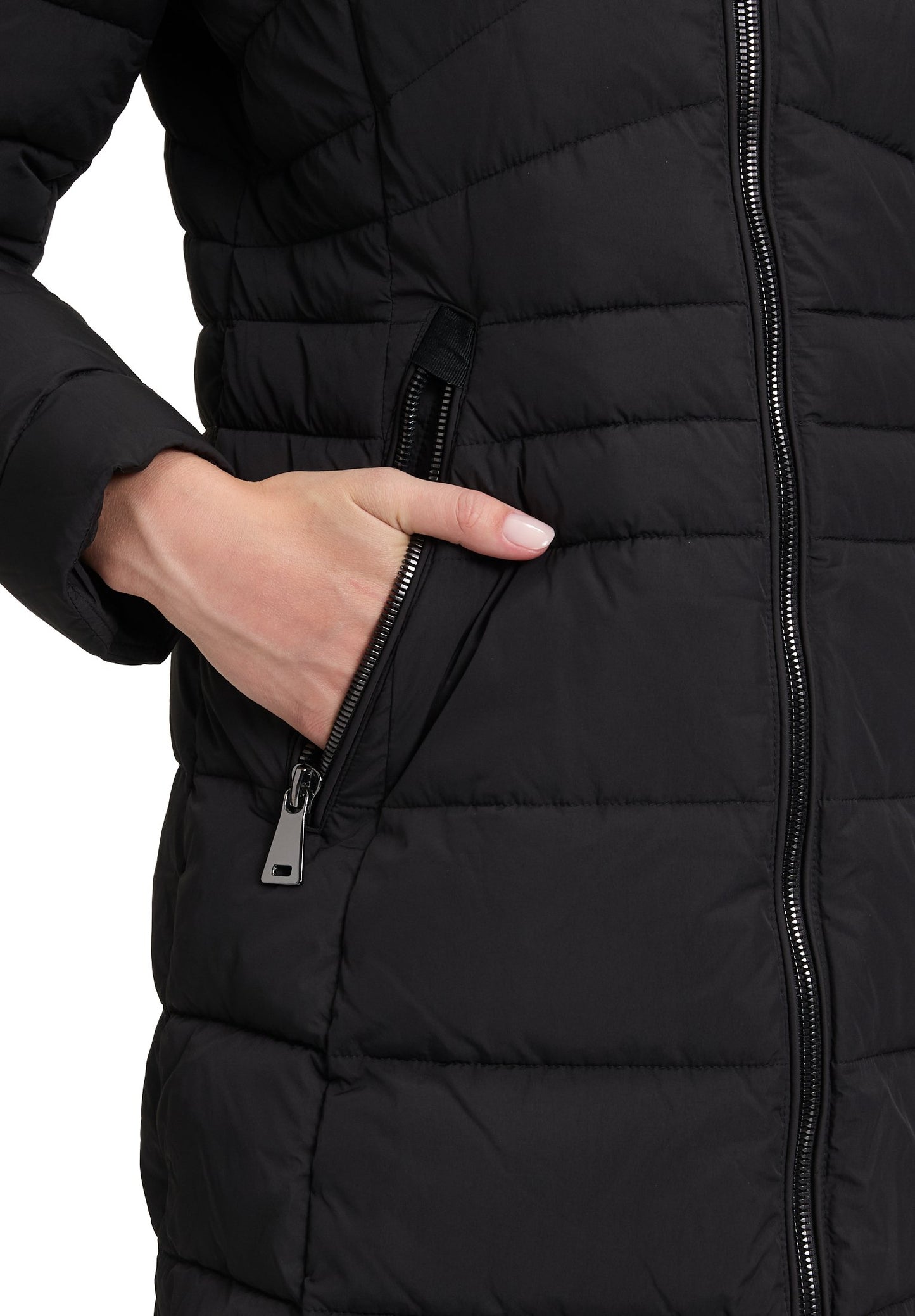 Steppmantel (Jet Black)