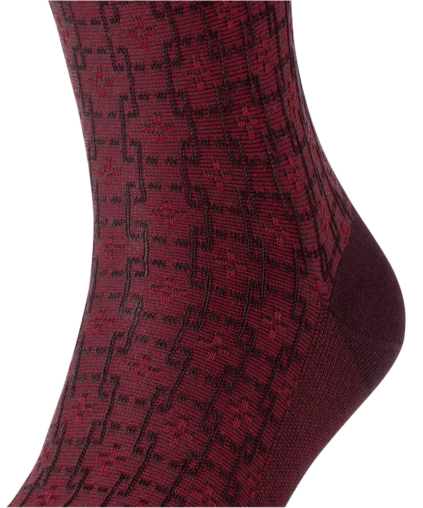 FALKE Artwork Tie Herren (Bordeaux)