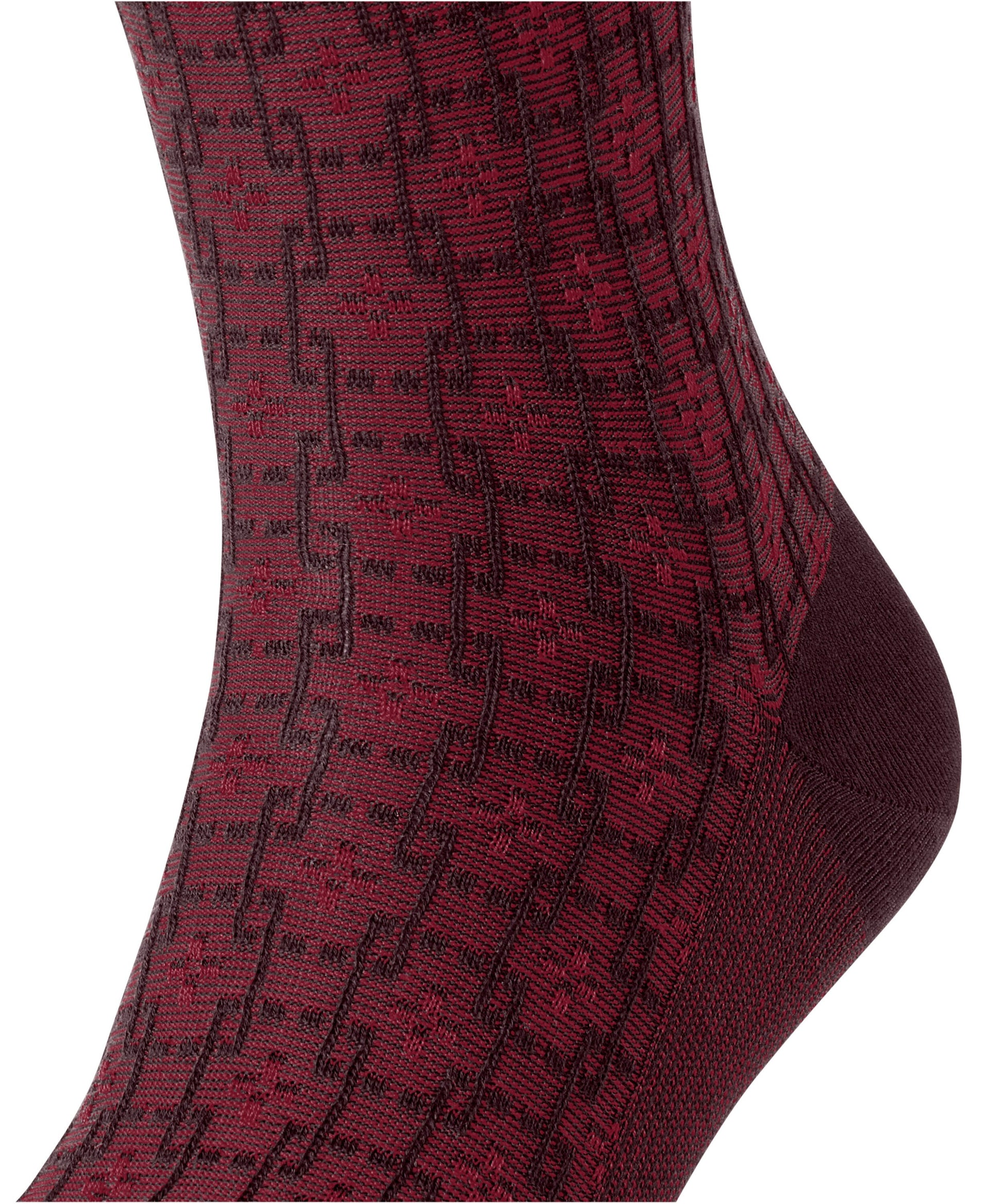 FALKE Artwork Tie Herren (Bordeaux)