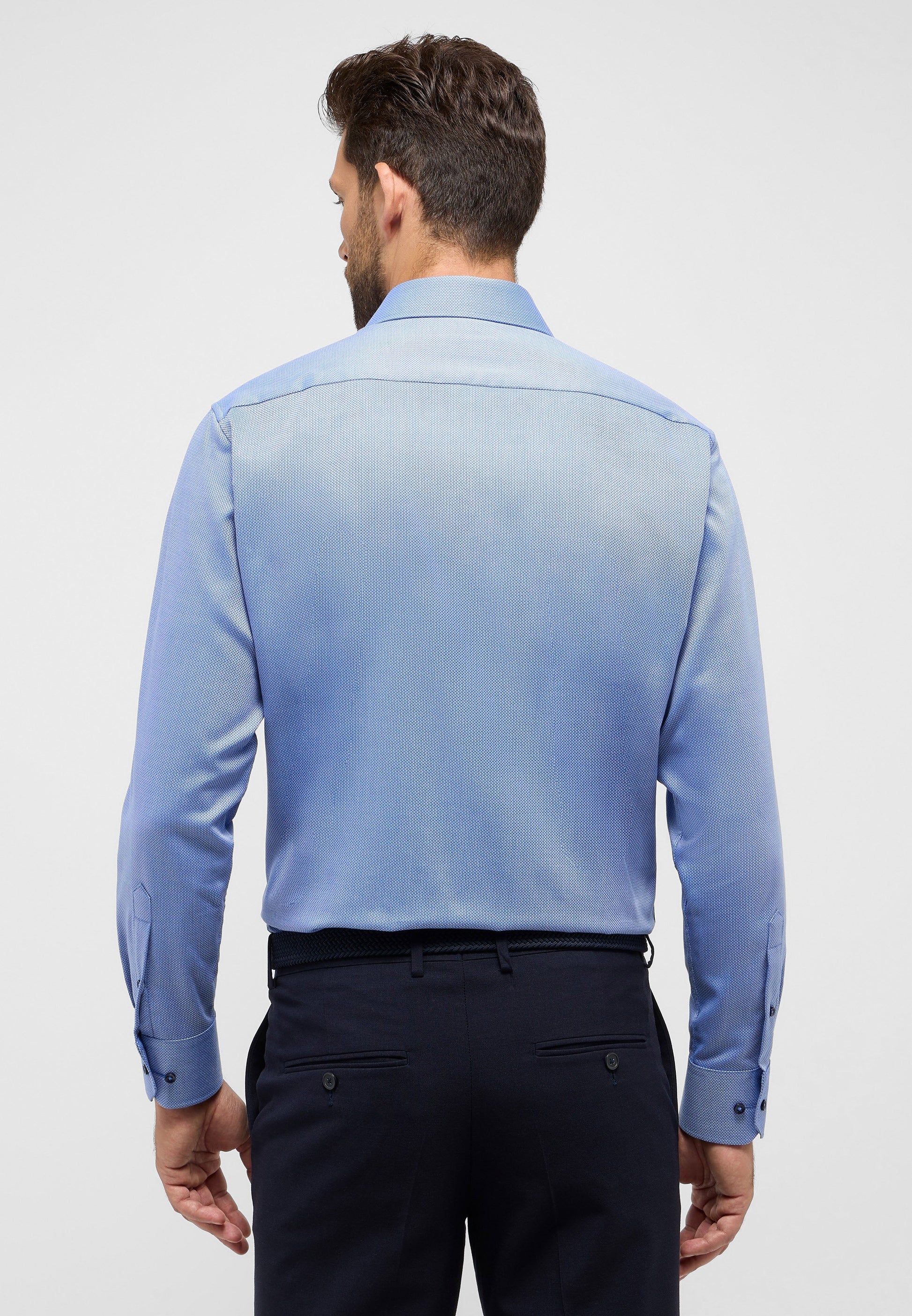 Hemd  Langarm (Blau)