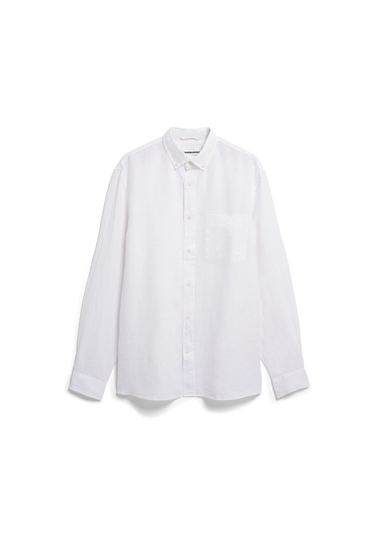 Linen Longsleeve Shirt (White)