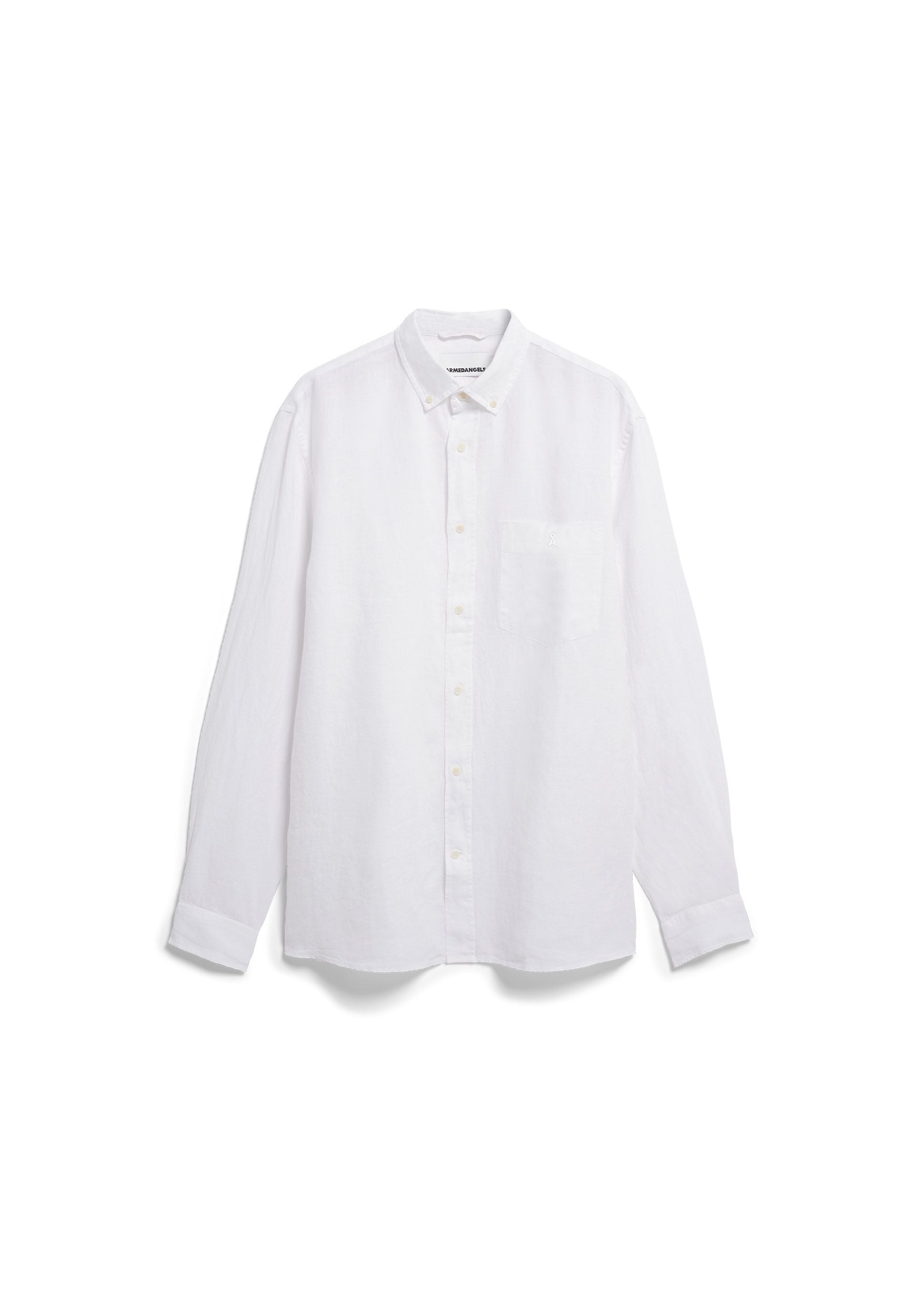 Linen Longsleeve Shirt (White)