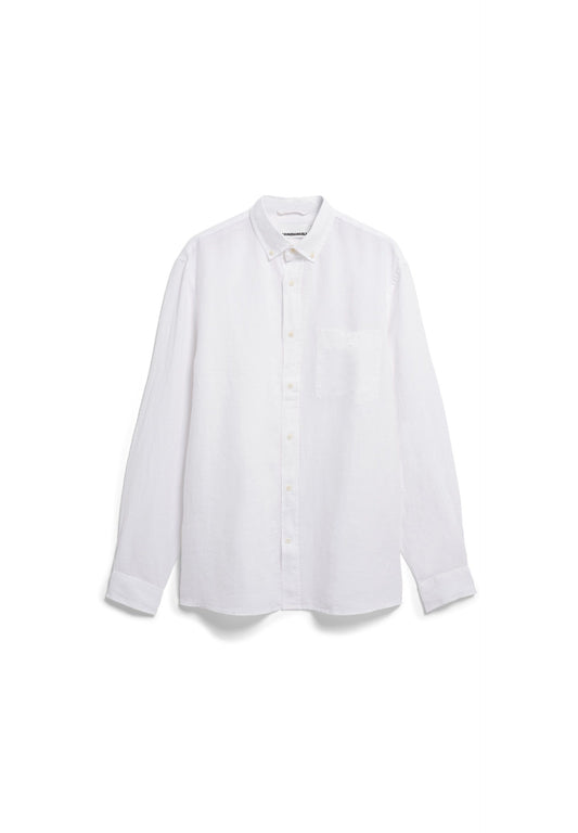 Linen Longsleeve Shirt (White)