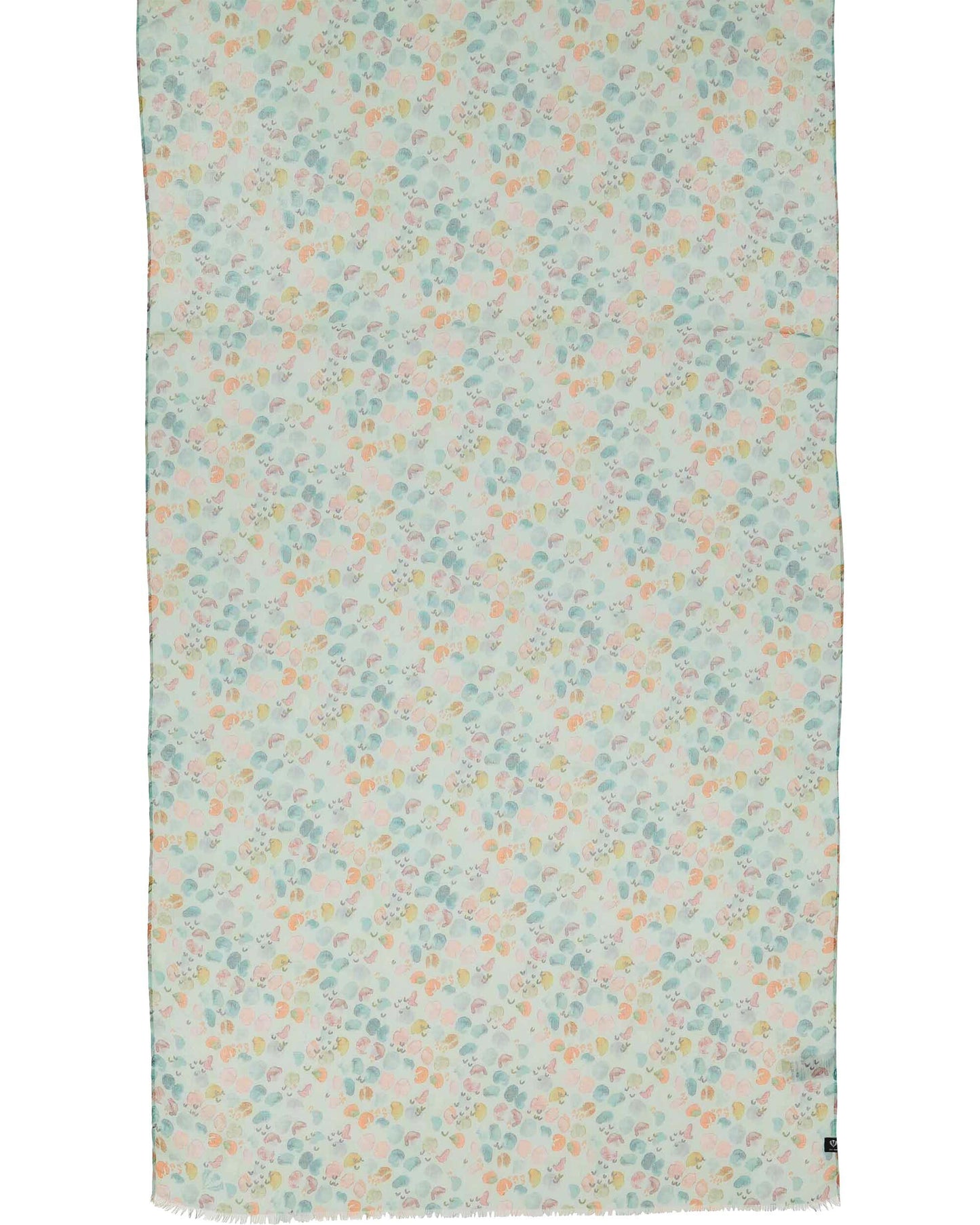 Schal Sustainability Edition - Stola mit Wasserfarben-Punkten (Powder Mint)