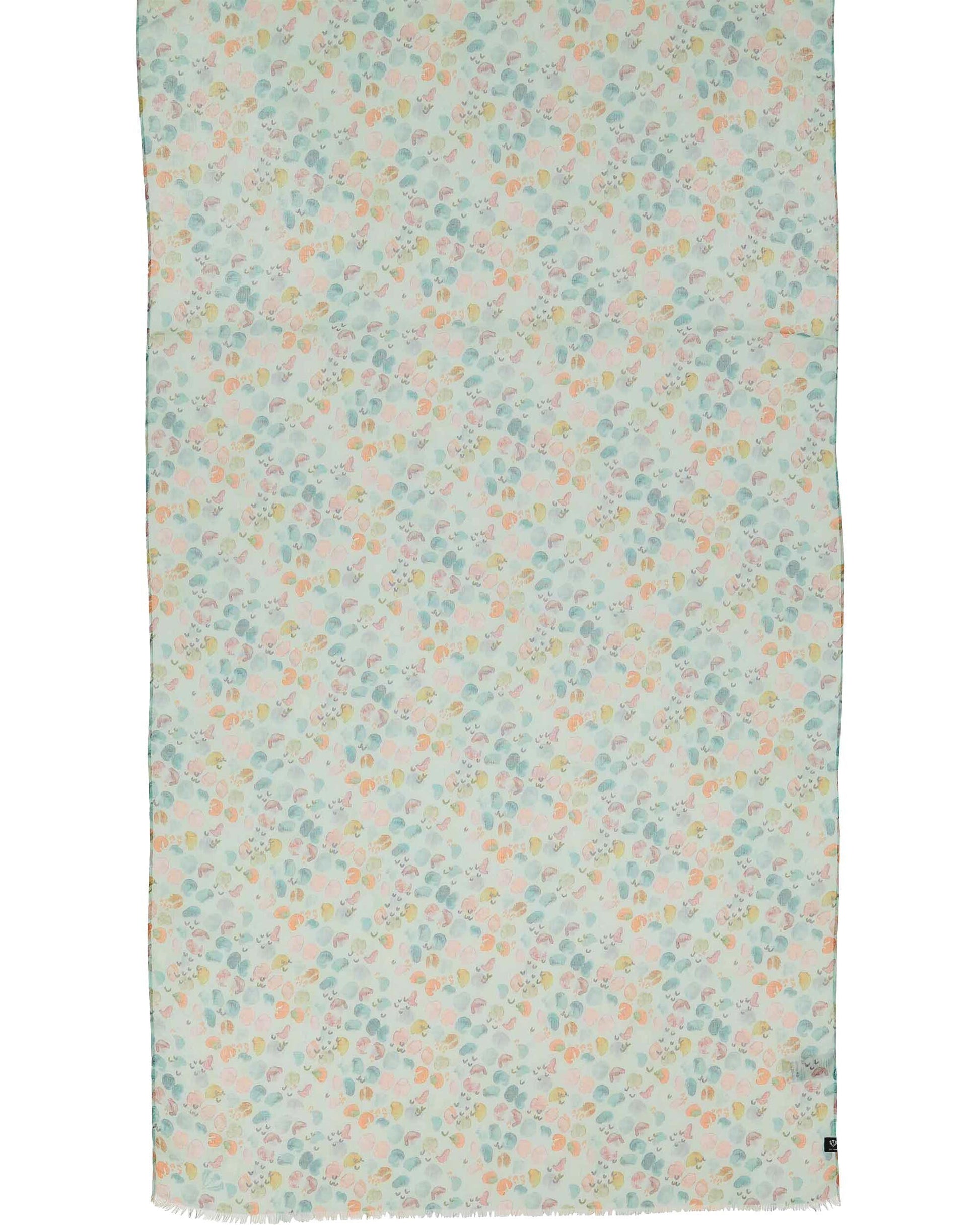 Schal Sustainability Edition - Stola mit Wasserfarben-Punkten (Powder Mint)