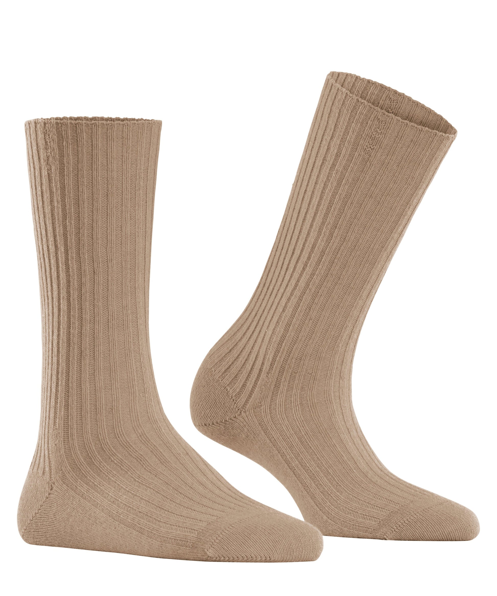 FALKE Cosy Wool Boot Damen Socken (Camel)