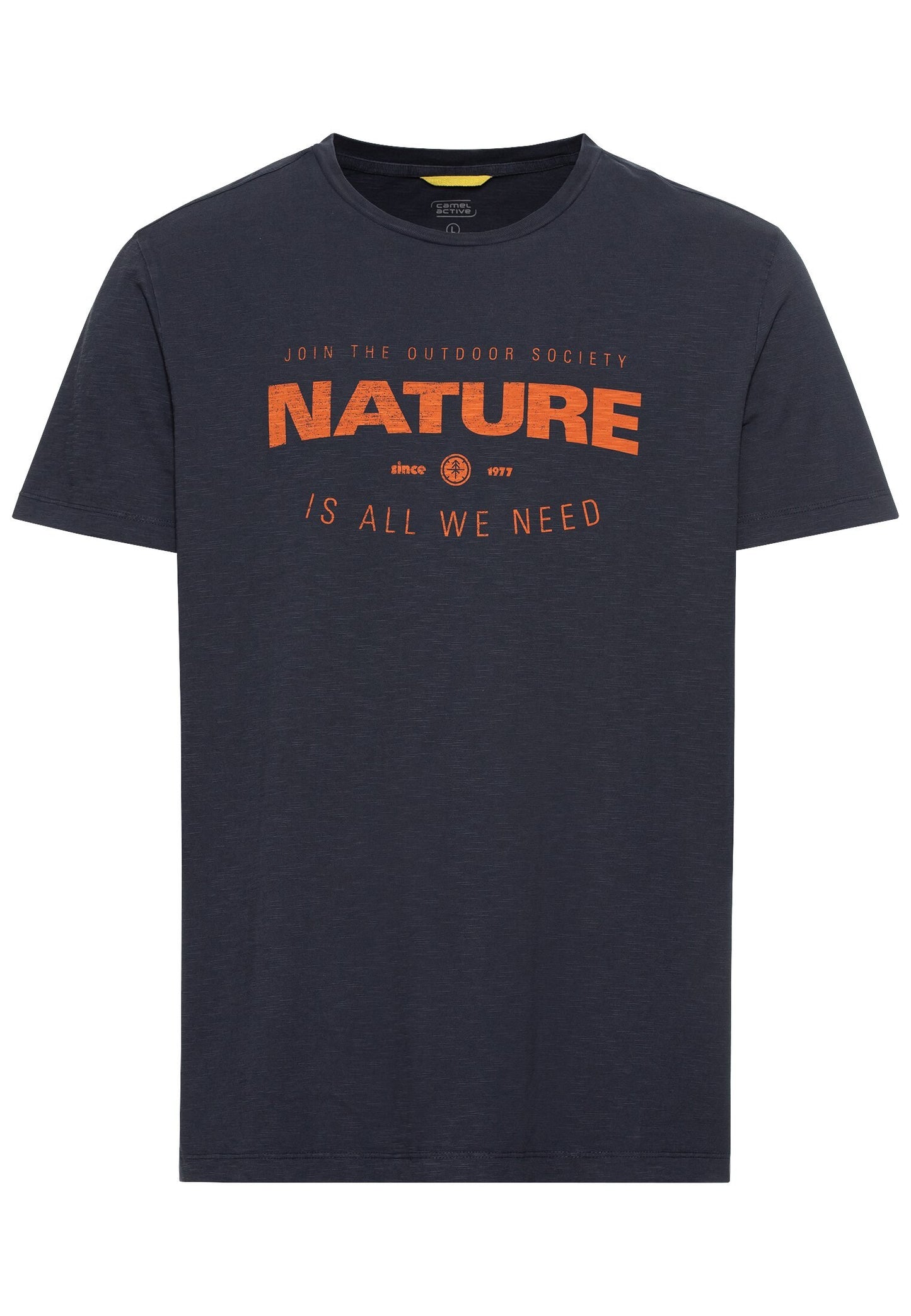 T-Shirt mit Print aus nachhaltigem Organic Cotton (Night Blue)