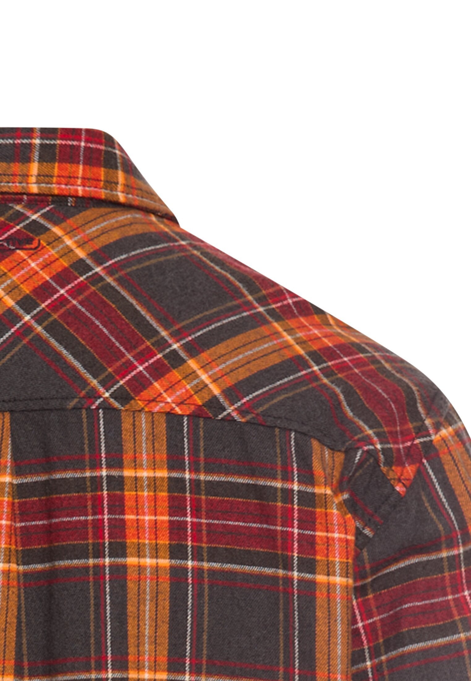 fleXXXactive® Langarmhemd aus leichtem Flanell (Orange)